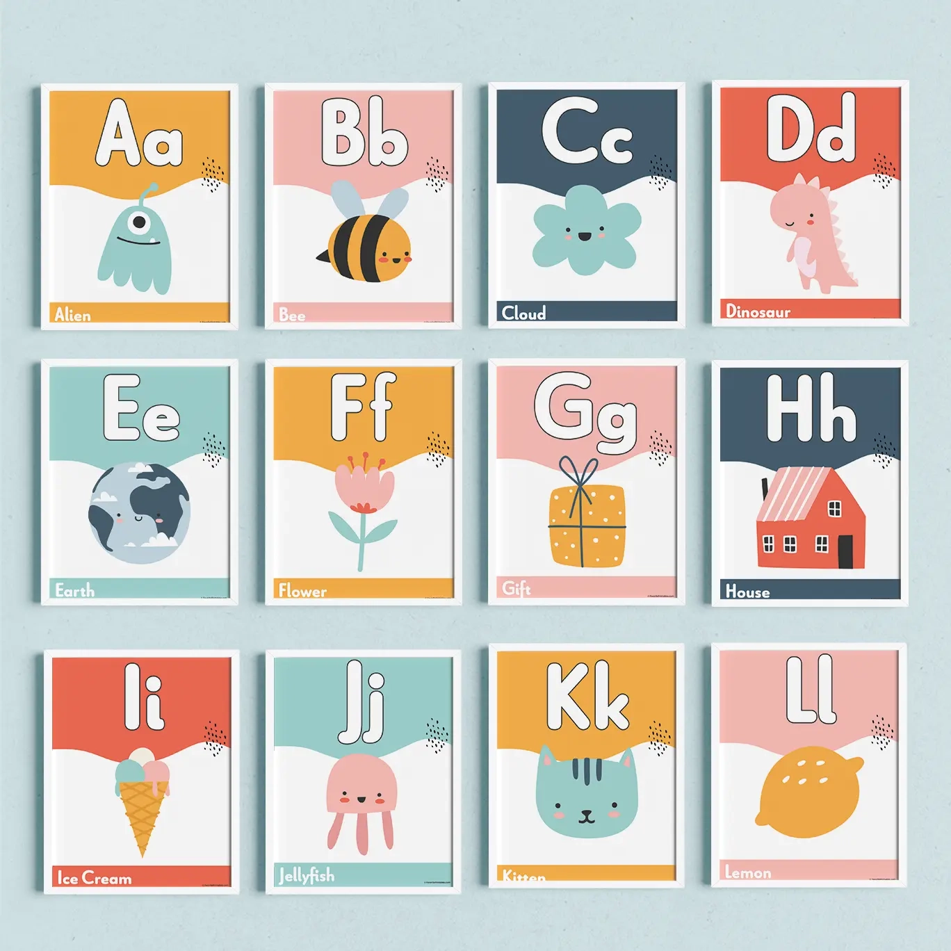 Free Printable Alphabet Posters For Classroom Favorite Printables