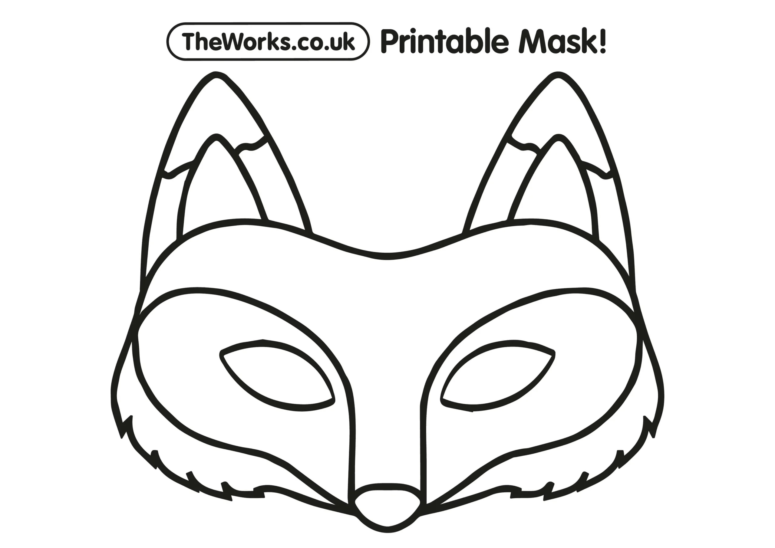 Free Printable Animal Masks The Works