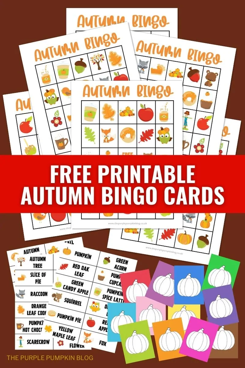 Free Printable Autumn Bingo Cards For Fall Family Fun 