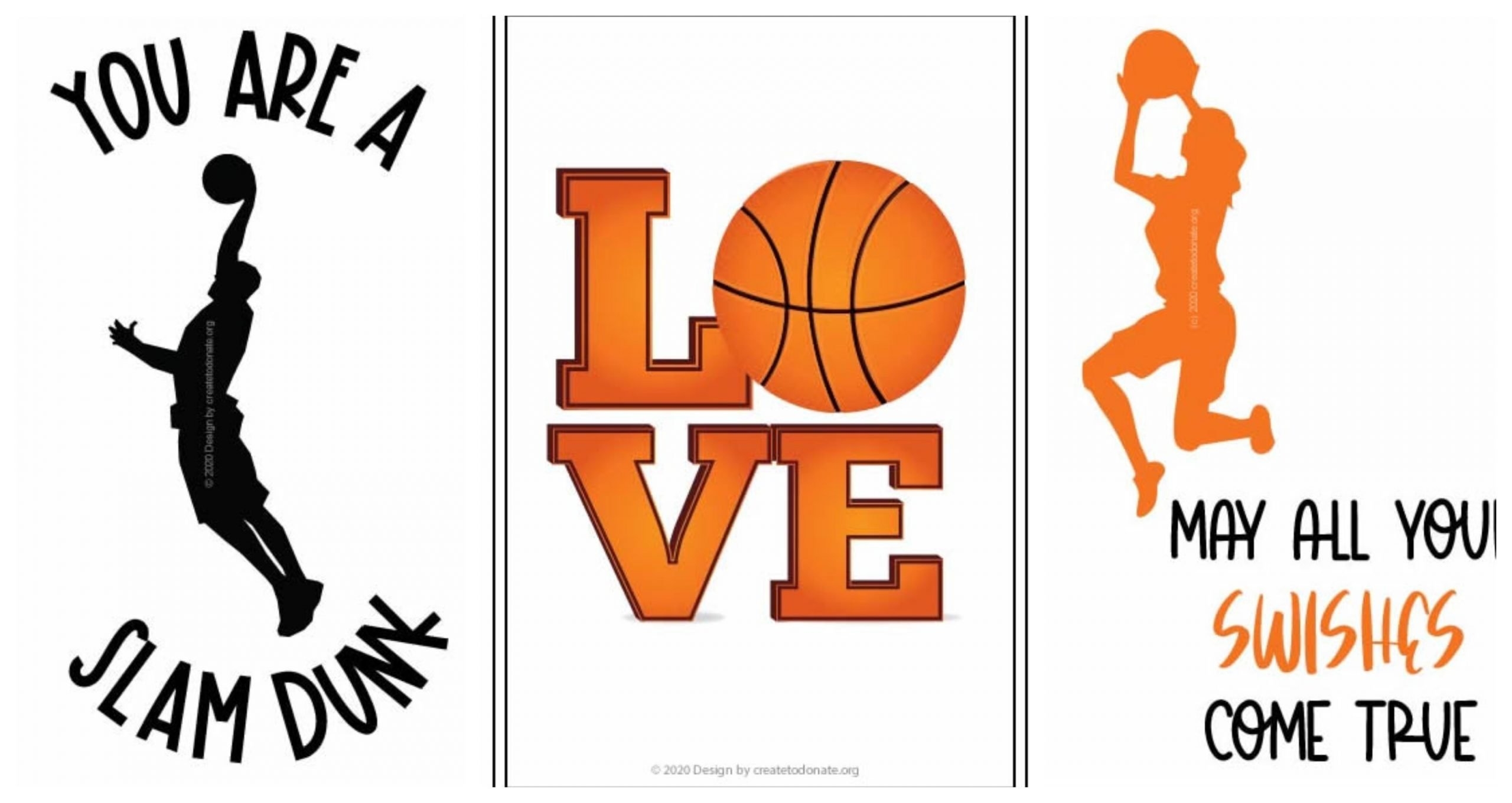 Free Printable Basketball Card Collage Create To Donate