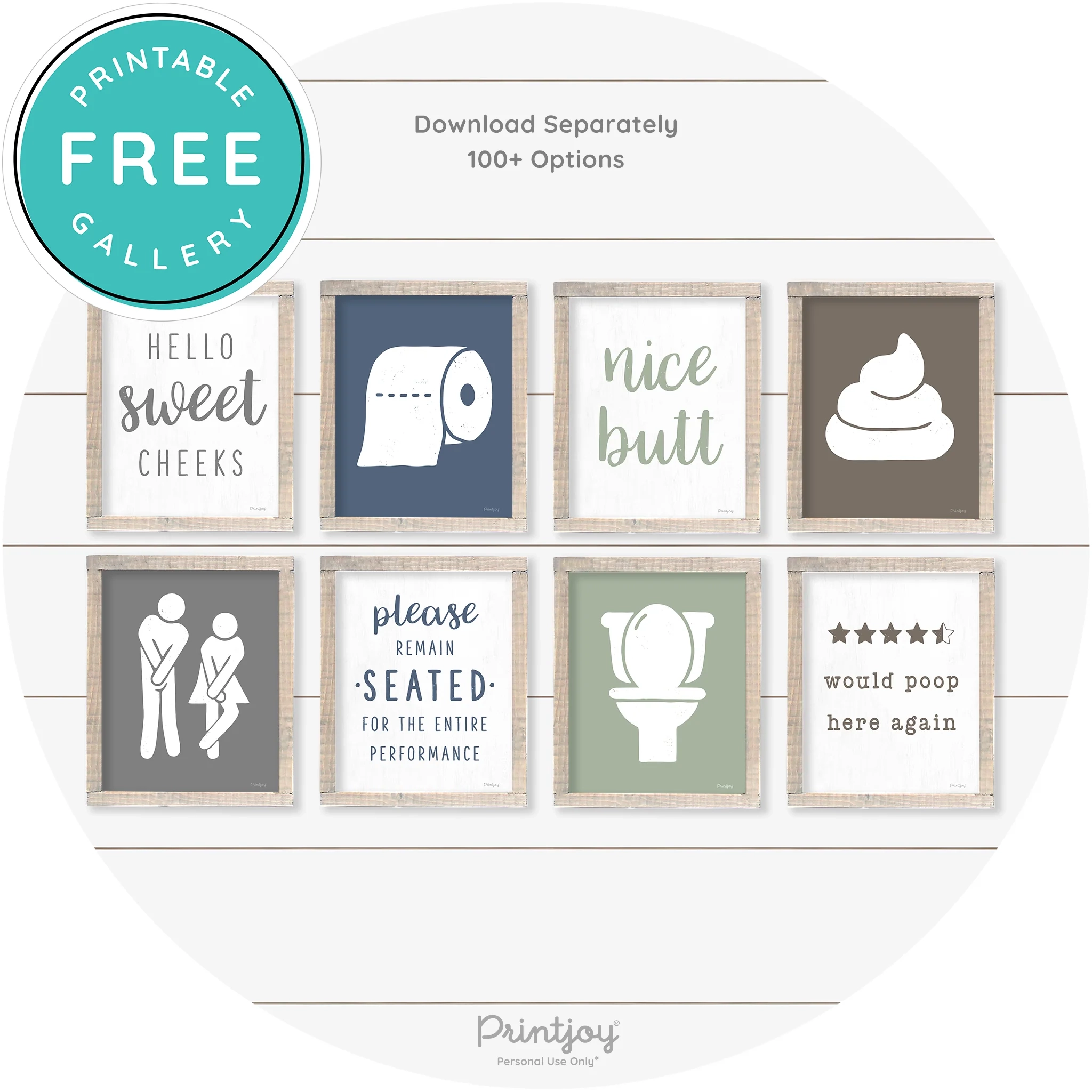 Free Printable Bathroom Wall Art