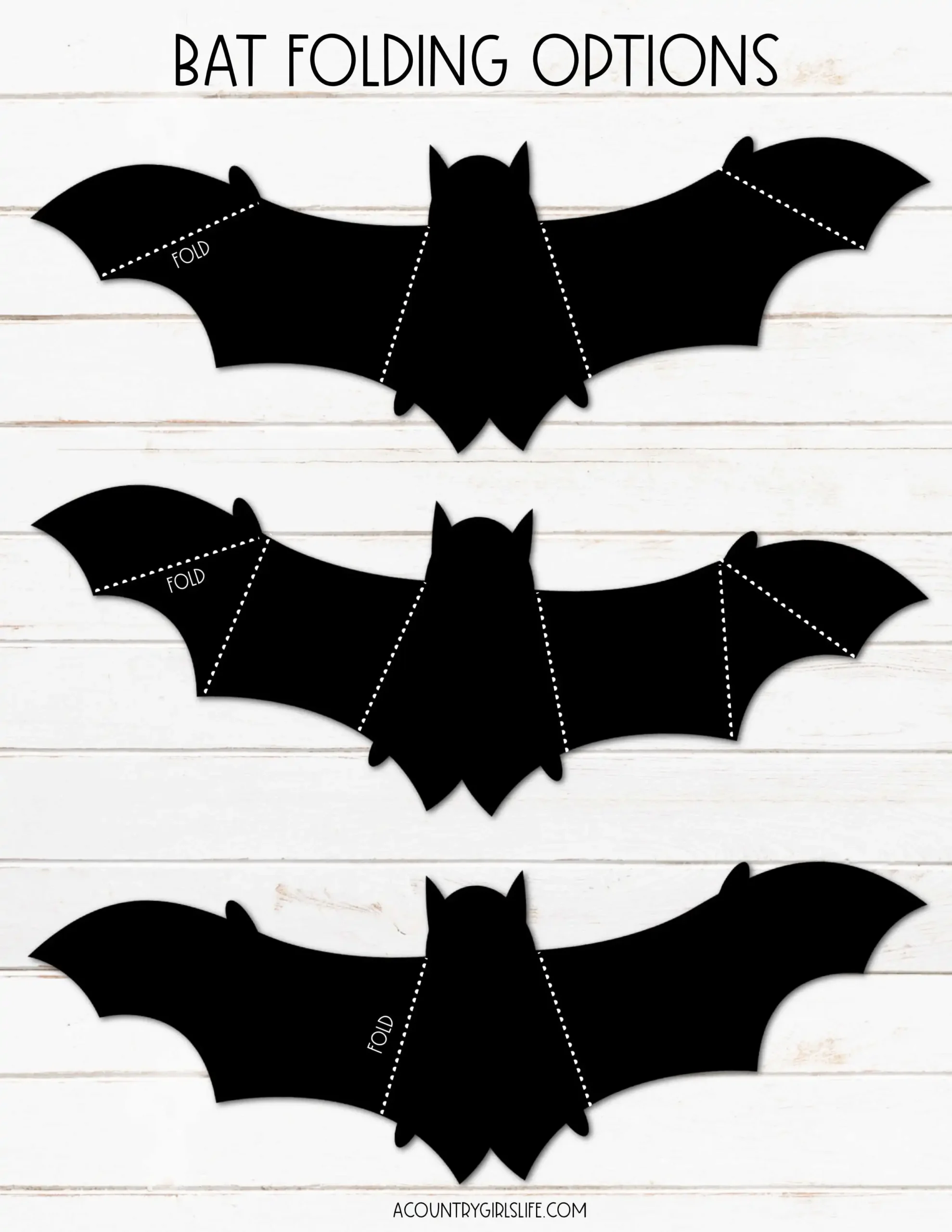 FREE Printable Bats Templates For A Bat Wall Cricut Craft A Country Girl s Life