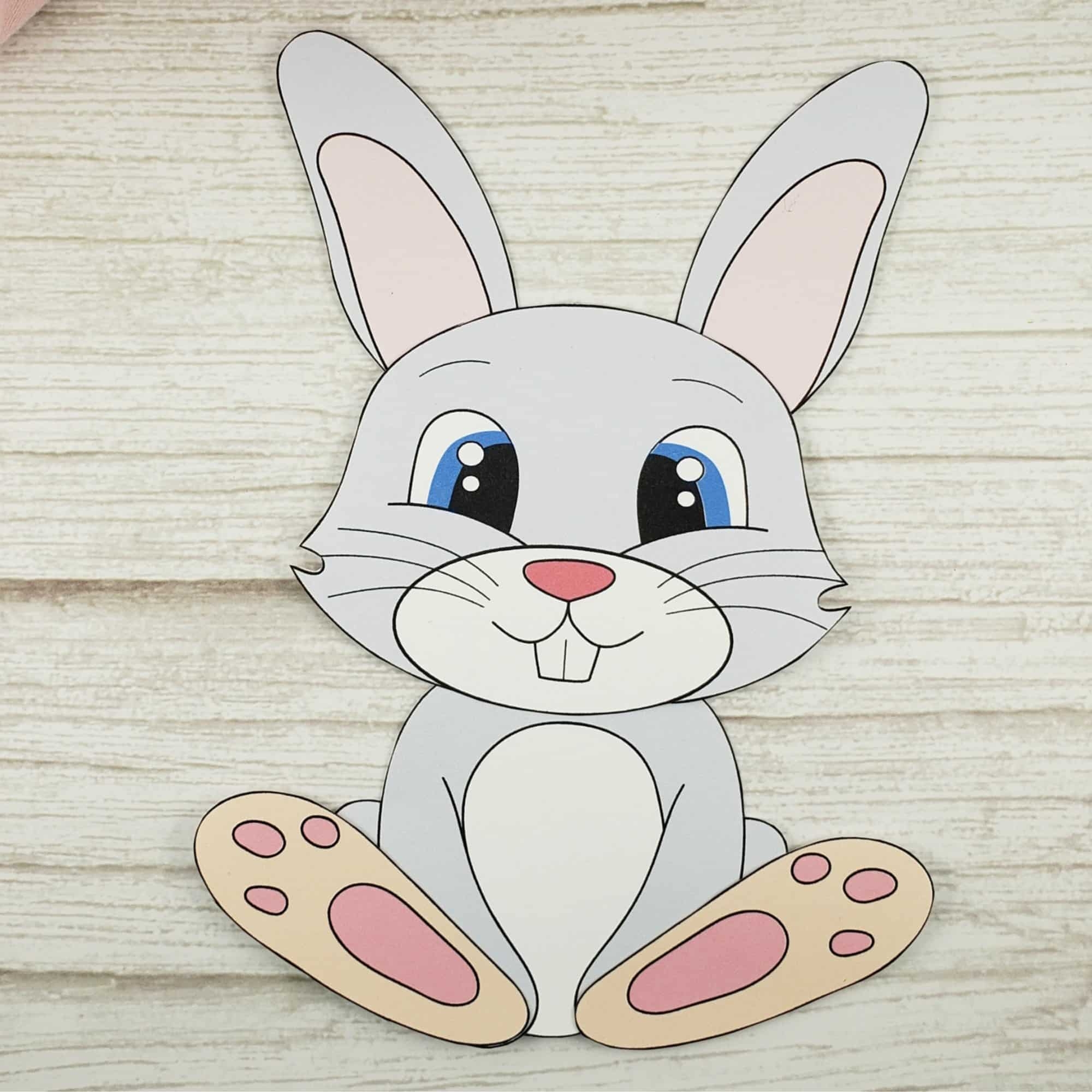 Free Printable Bunny Craft Fun Spring Cut And Paste Activity Simple Mom Project Free Printable Bunny Craft Fun Spring Cut And Paste Activity Simple Mom Project