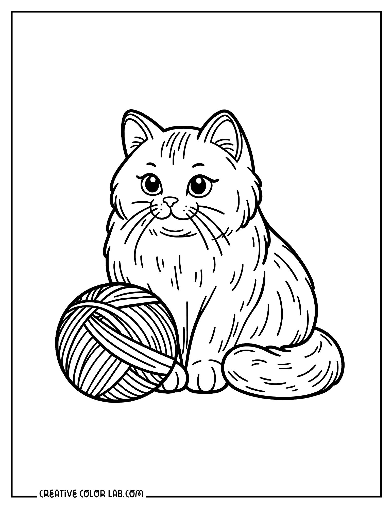 Free Printable Cat Coloring Pages