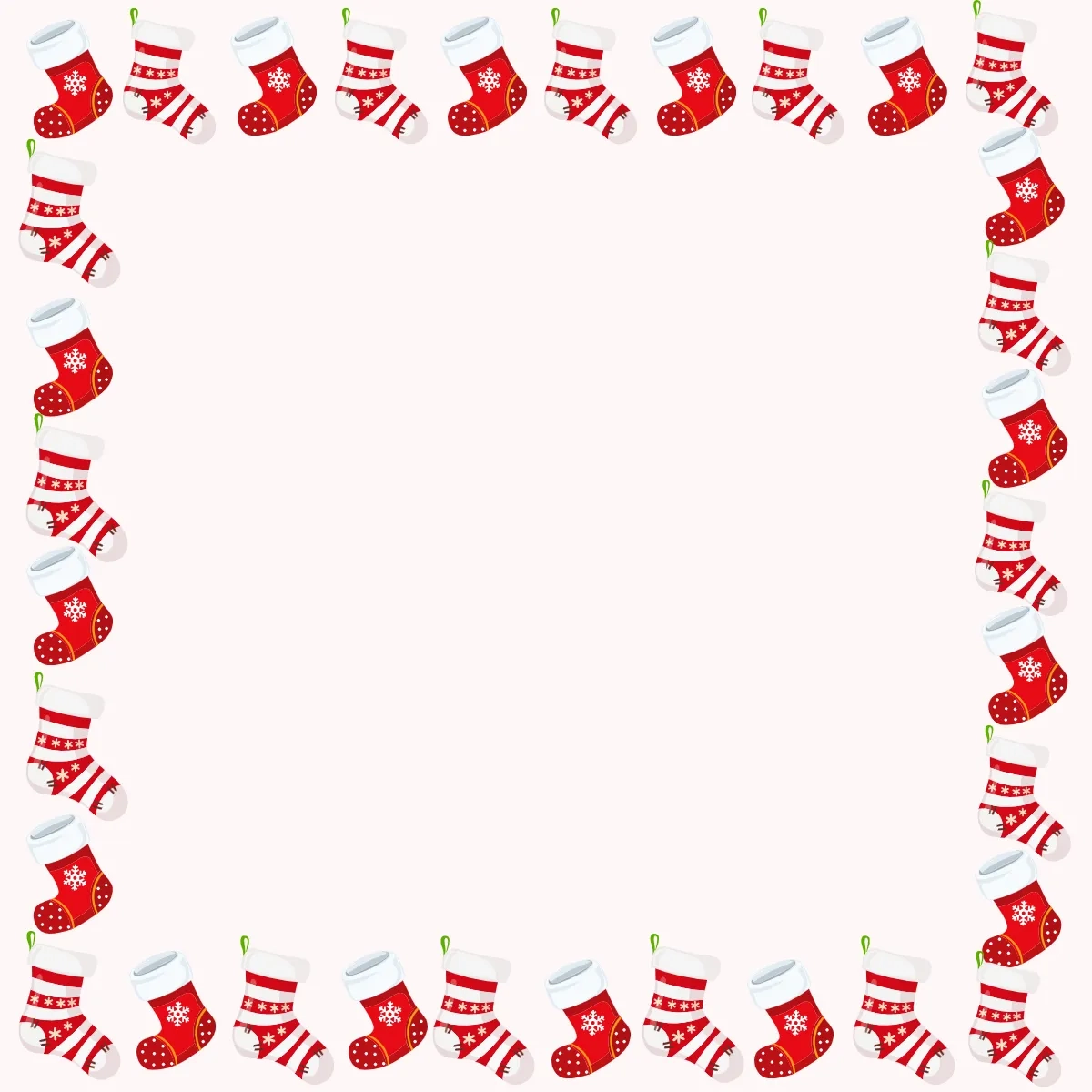 Free Printable Christmas Border Clipart Template To Edit Online