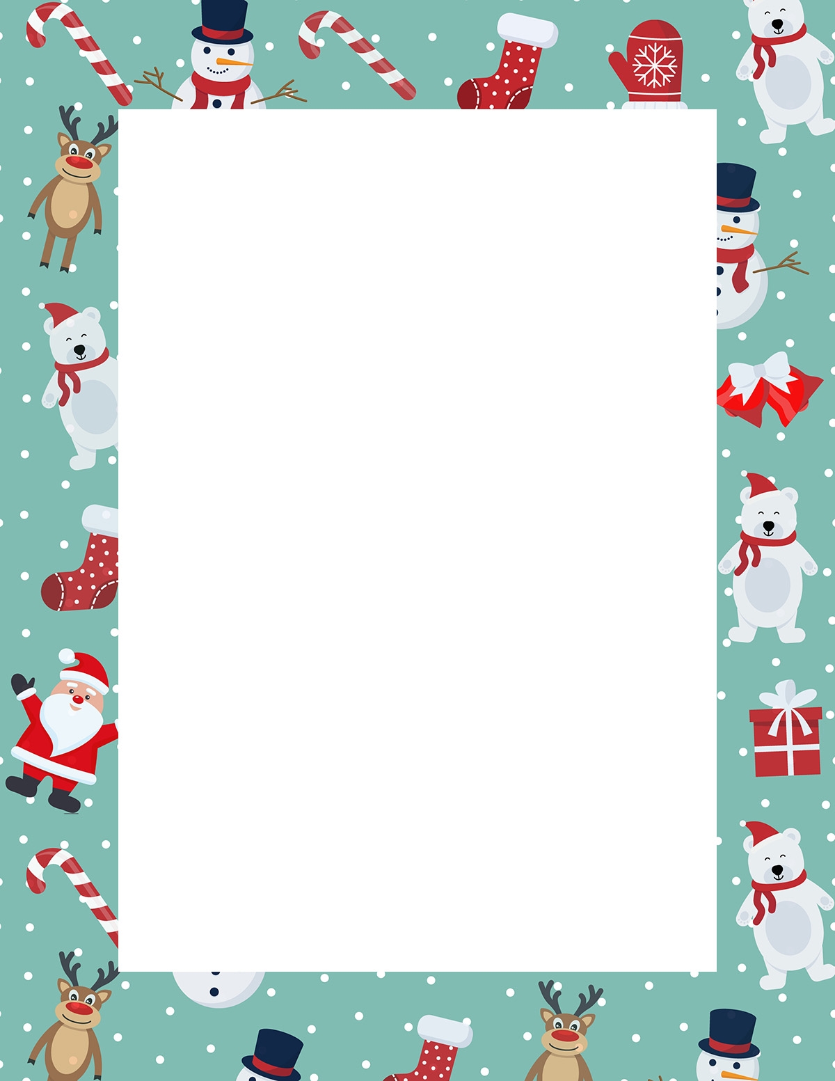 Free Printable Christmas Borders 40 Border Templates Mom In Pajamas