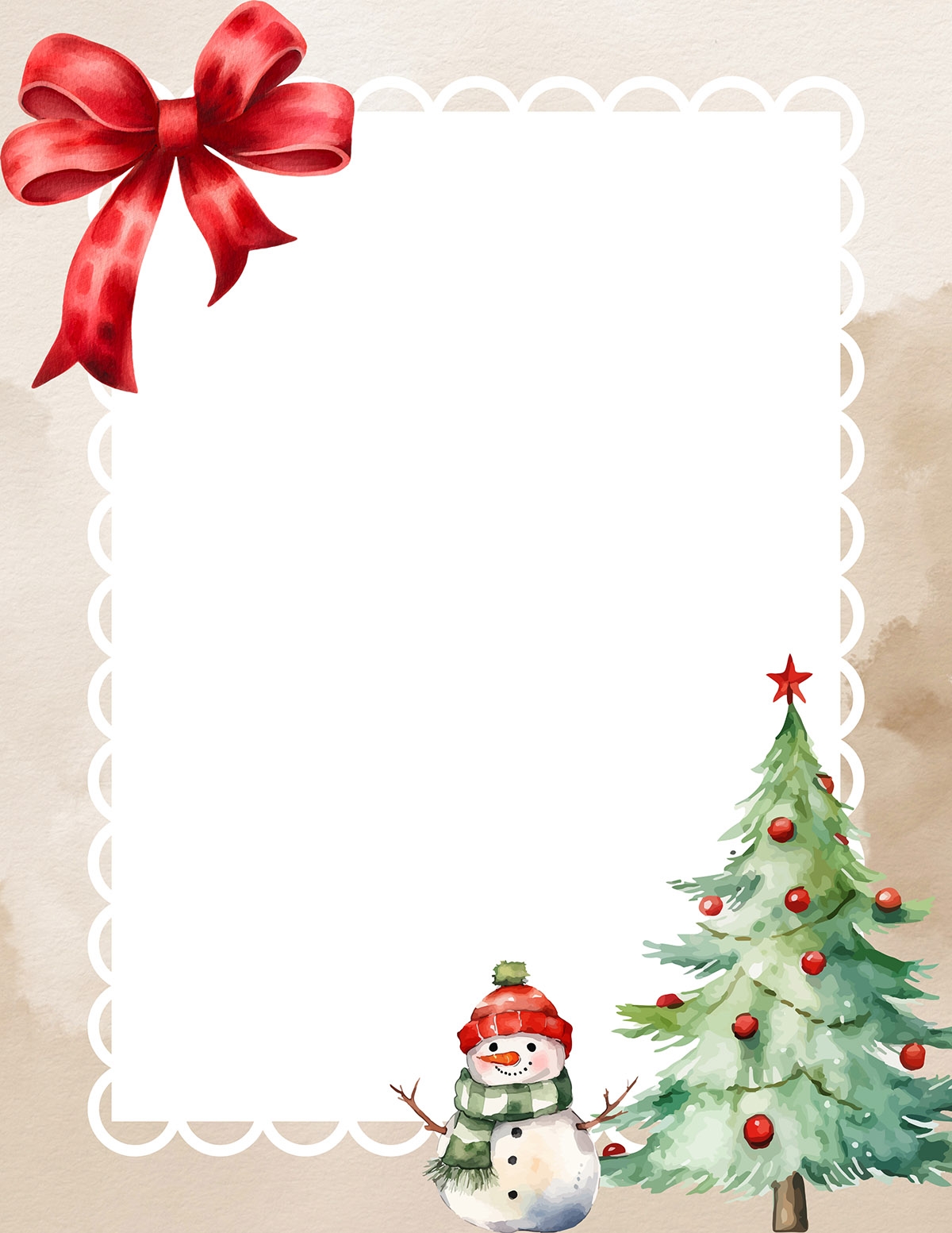 Free Printable Christmas Borders 40 Border Templates Mom In Pajamas