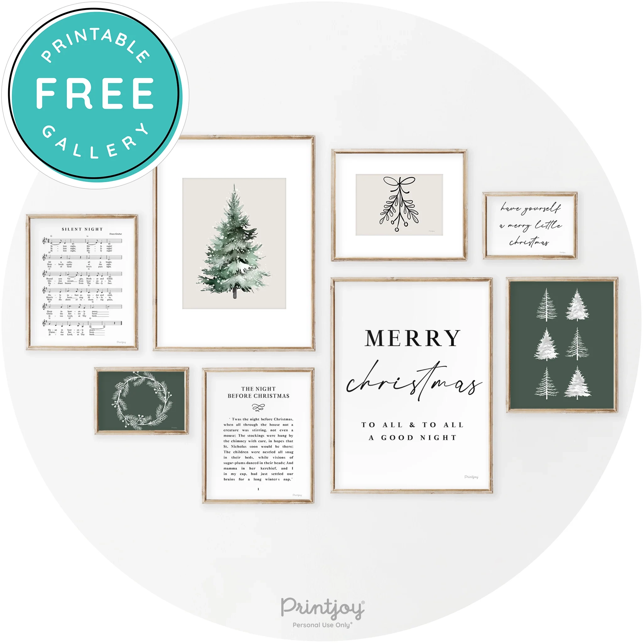 Free Printable Christmas Wall Art