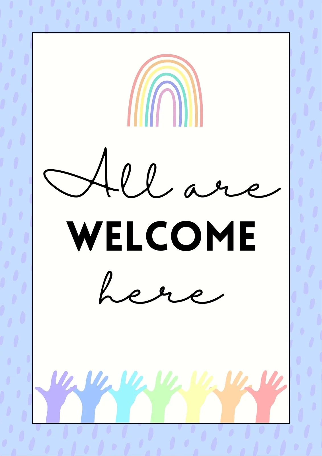 Free Printable Classroom Welcome Poster Templates Canva