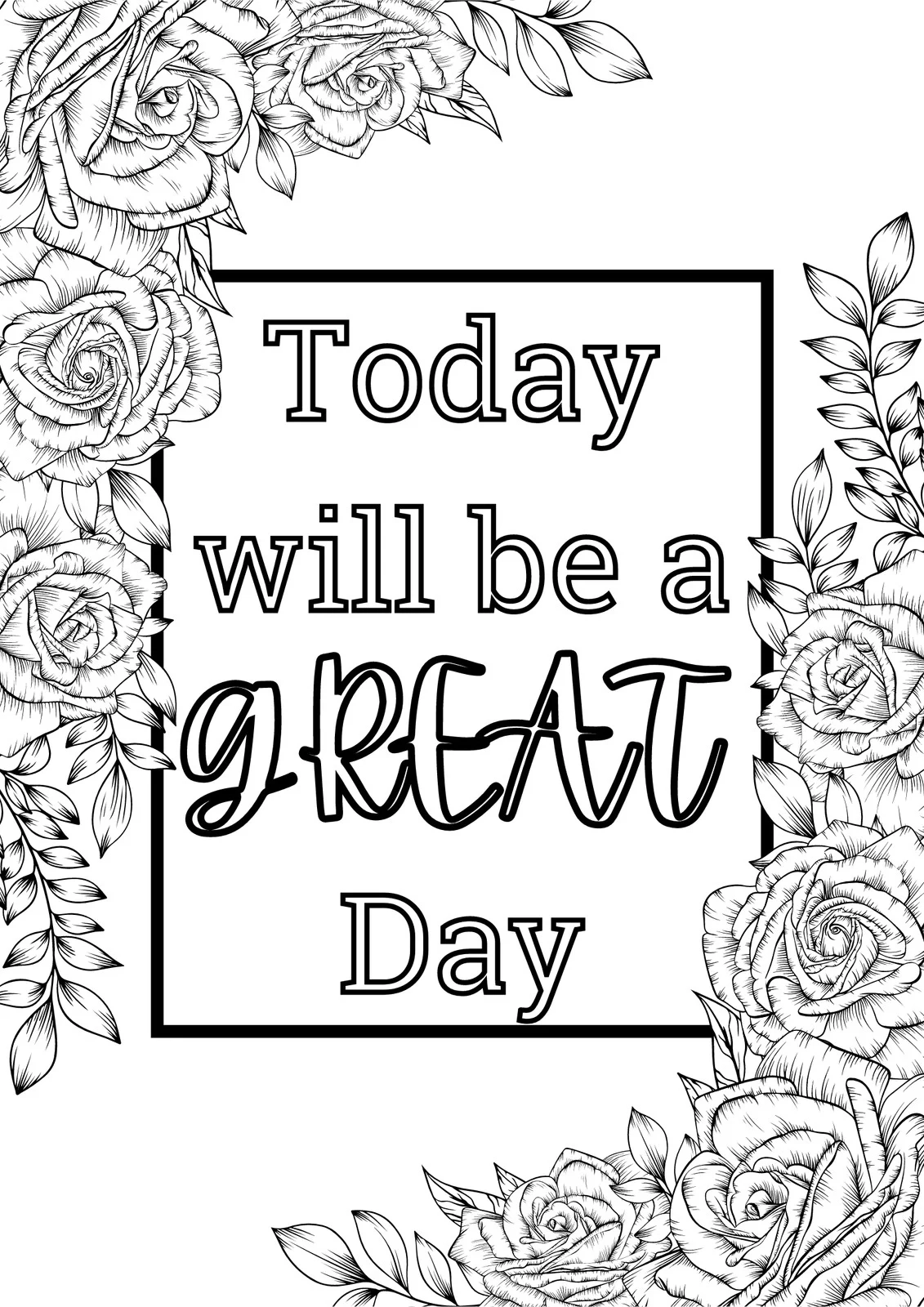 Free Printable Coloring Page Templates To Customize Canva