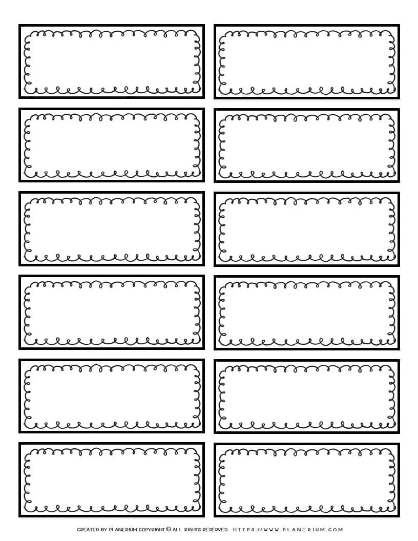 Free Printable Custom Label Templates Worksheets Library