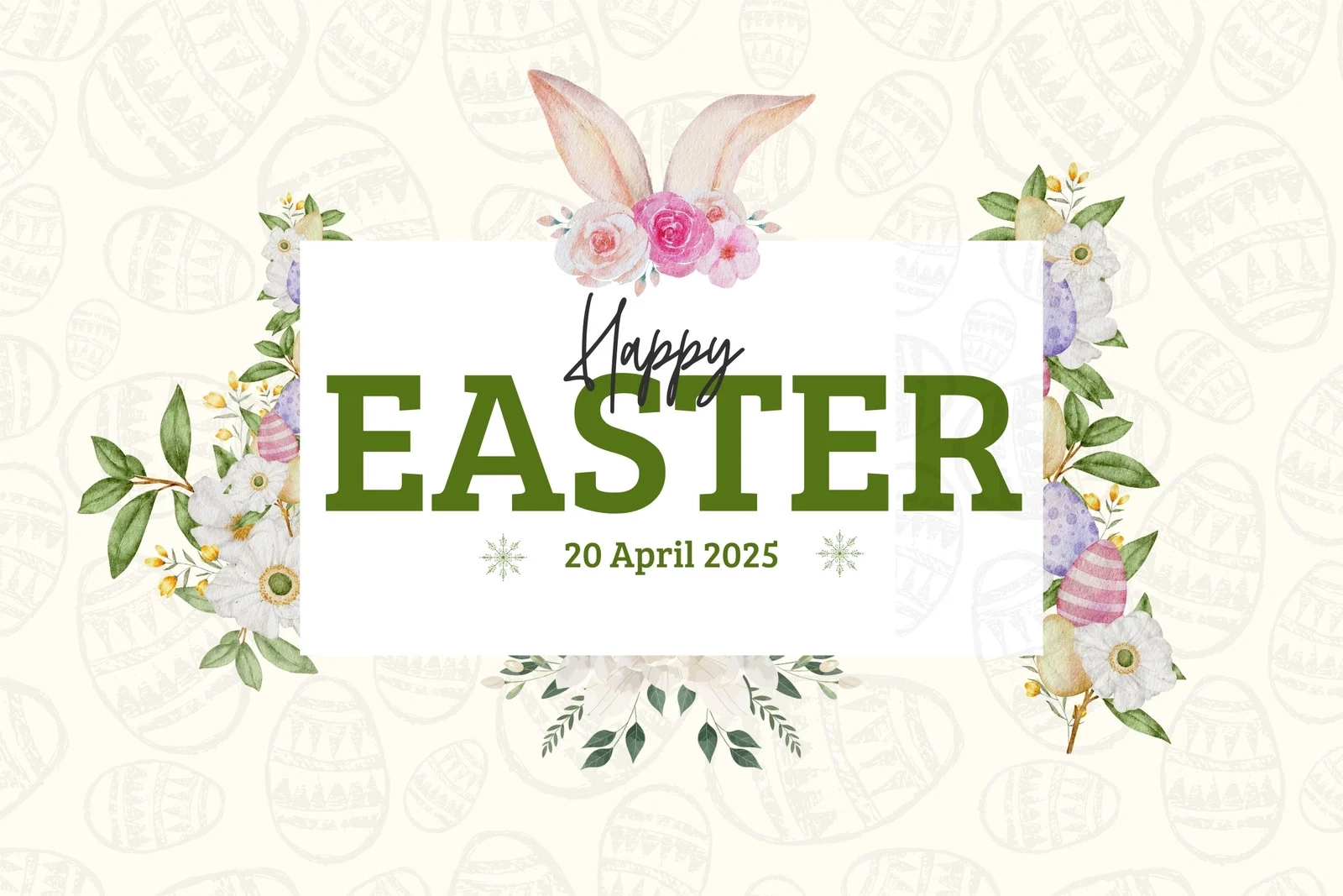 Free Printable Customizable Easter Card Templates Canva
