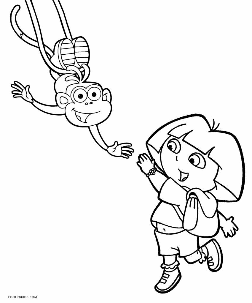 Free Printable Dora Coloring Pages For Kids