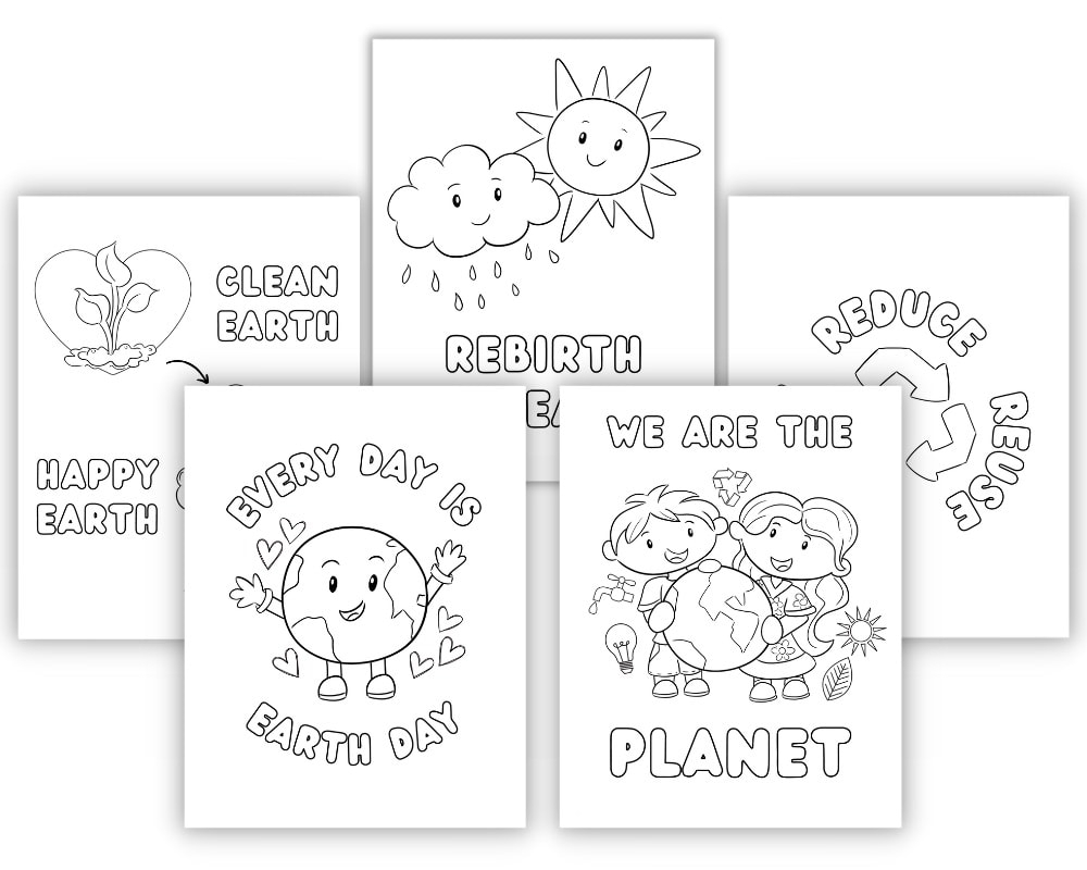 Free Printable Earth Day Coloring Pages For Kids The Craft at Home Family