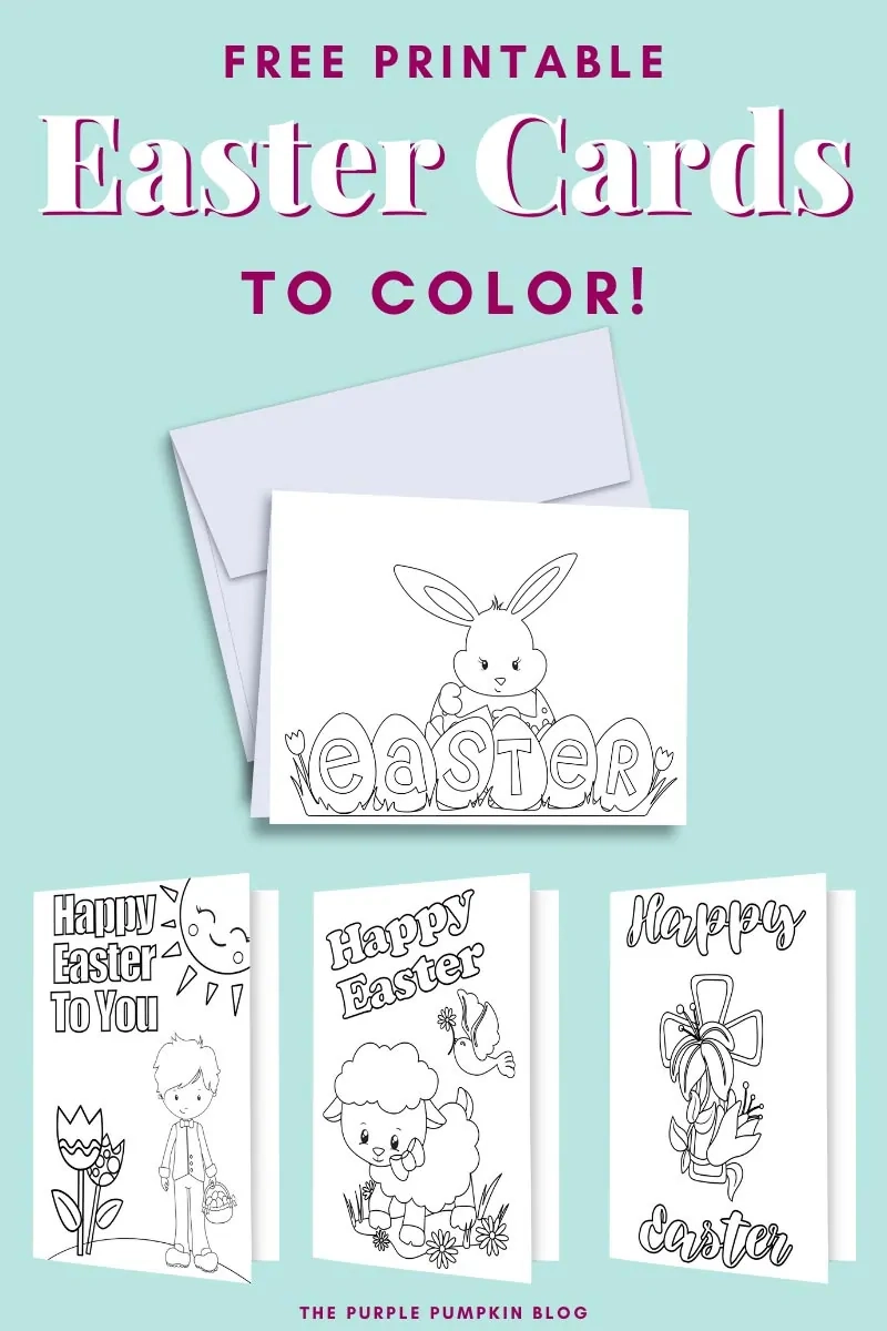 Free Printable Easter Cards To Color Fun Easter Activities For Kids