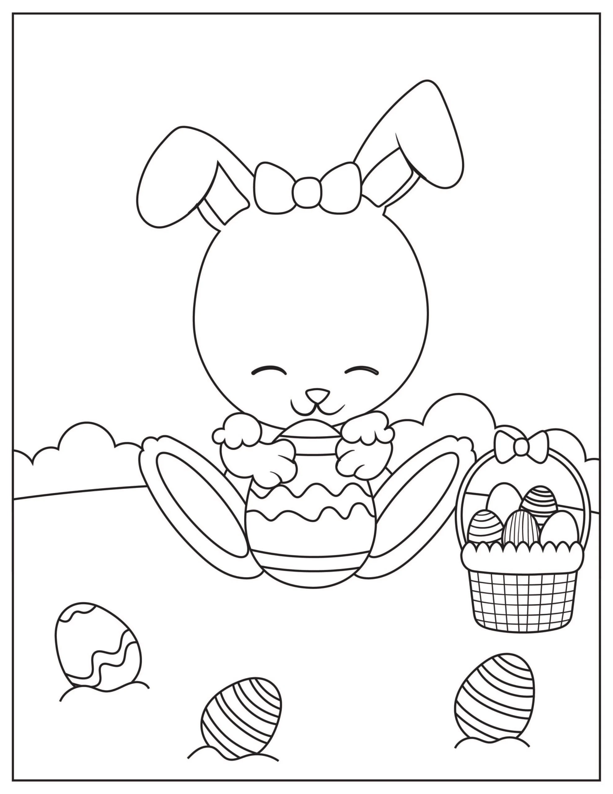 Free Printable Easter Coloring Pages Crafty Morning