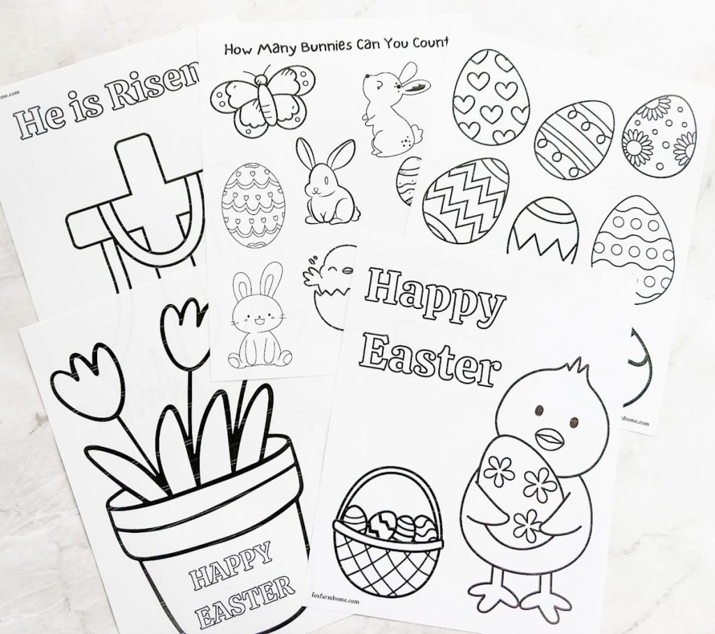 Free Printable Easter Coloring Pages For Kids Fox Farm Home