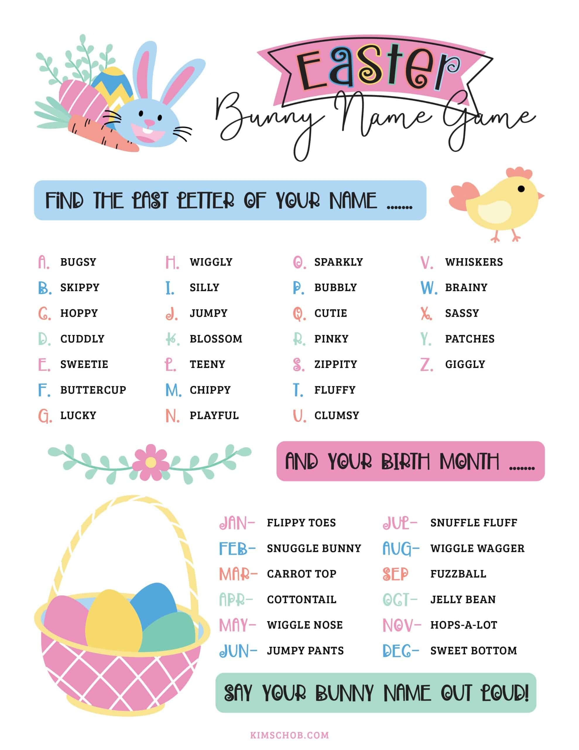 Free Printable Easter Games For Kids Kim Schob