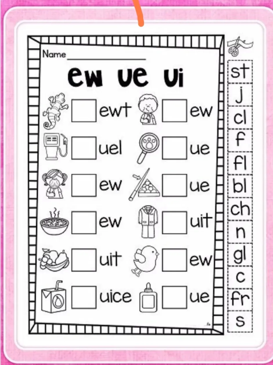 Free Printable English Worksheets For Grade 1 Kids