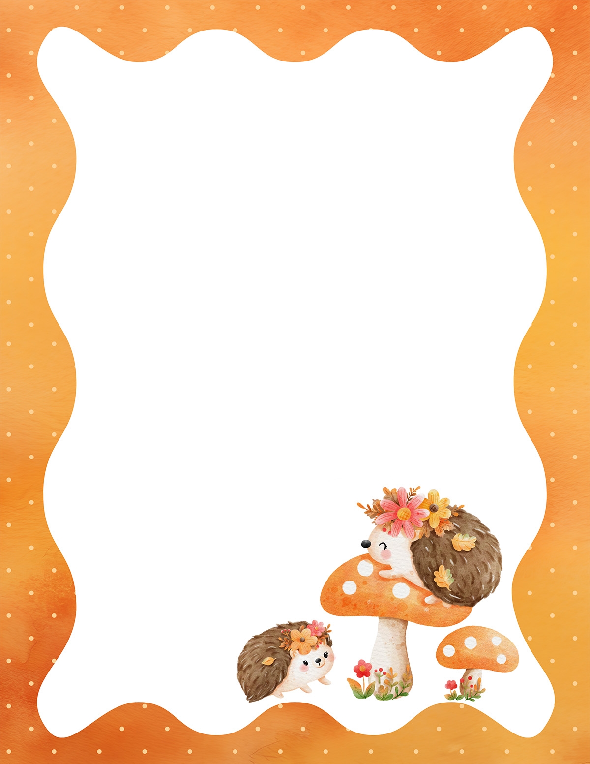 Free Printable Fall Borders 30 FREE Border Pages Mom In Pajamas