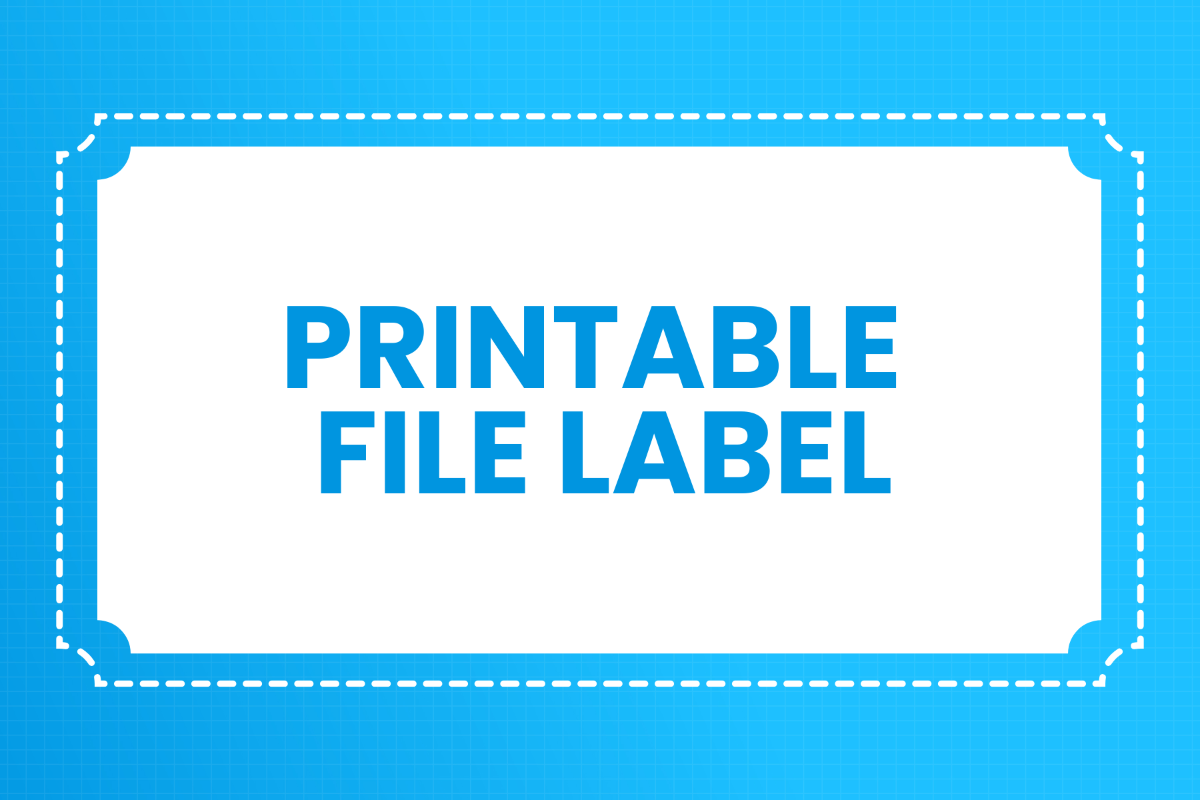 Free Printable File Label Template To Edit Online