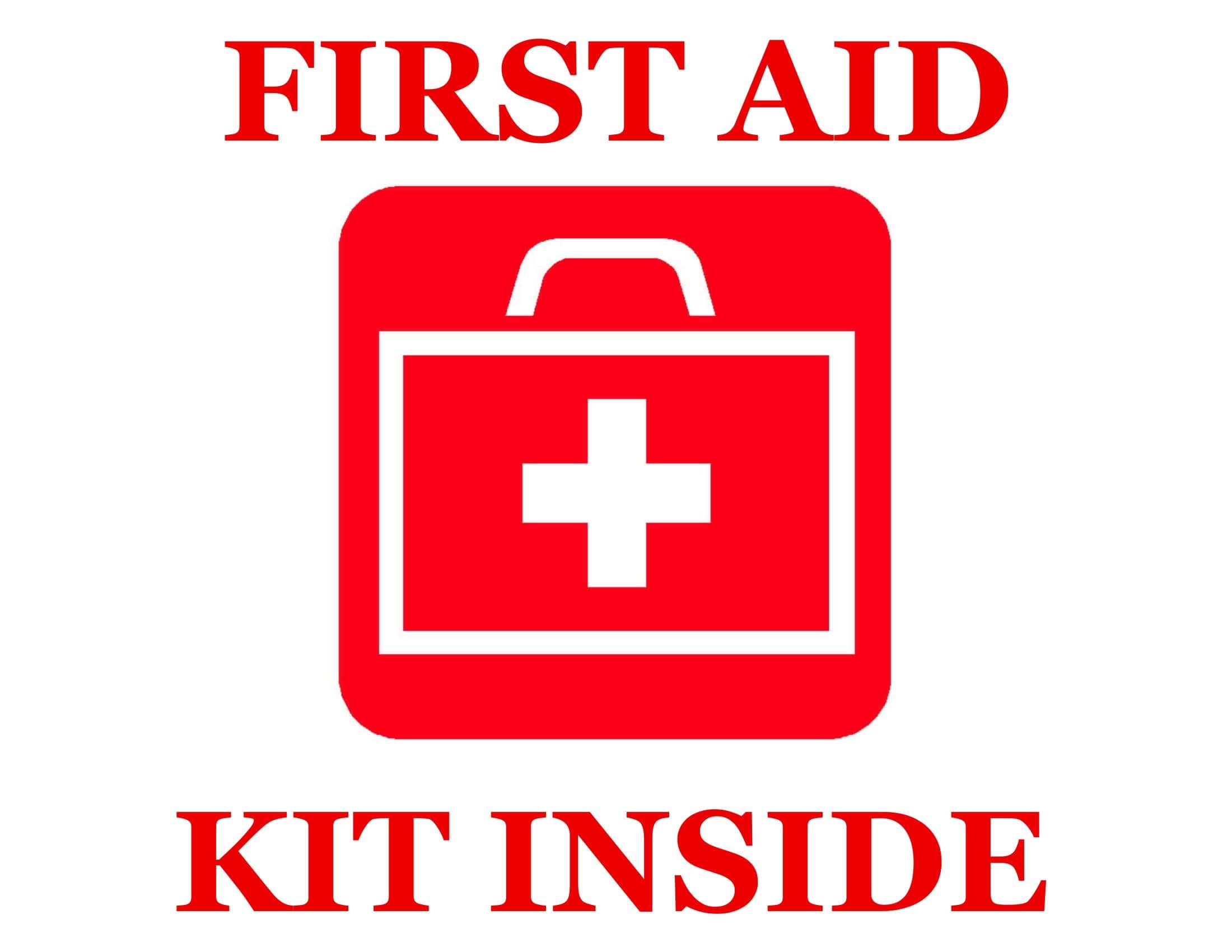 Free Printable First Aid Sign Templates Word PDF A4