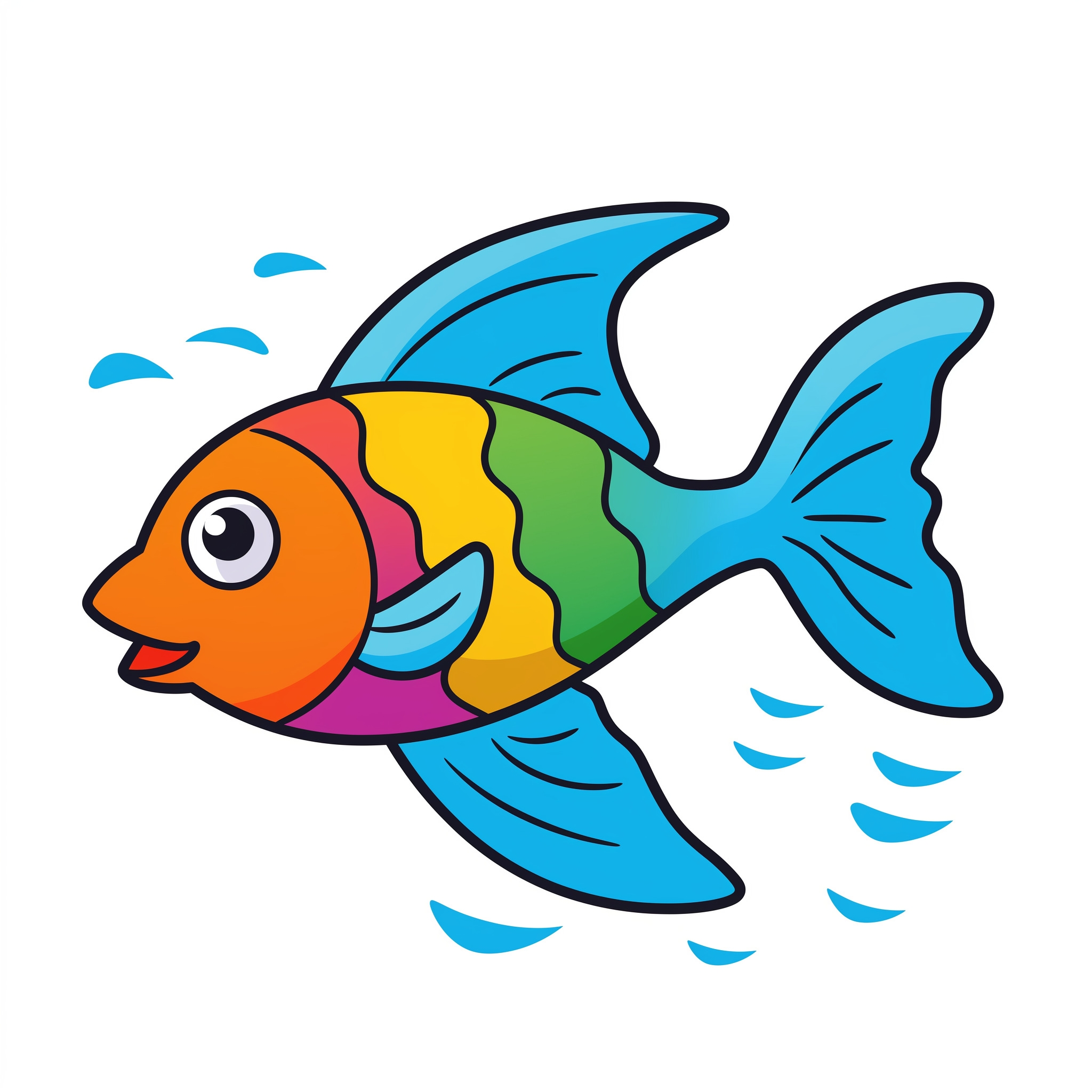 Free Printable Fish Coloring Pages For Preschoolers Coloring Worksheets Library
