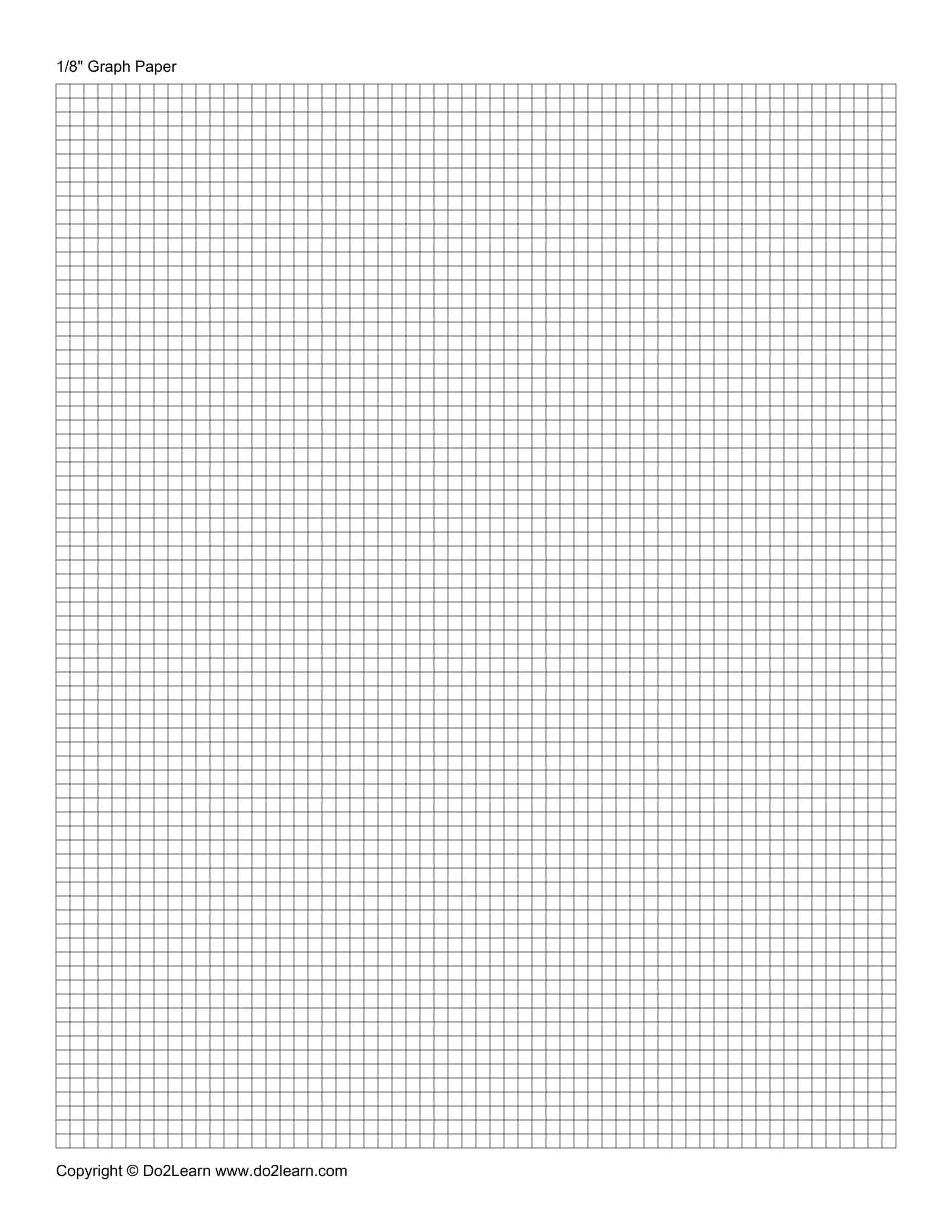 Free Printable Graph Paper Templates Excel Word PDF 8 5 X 11