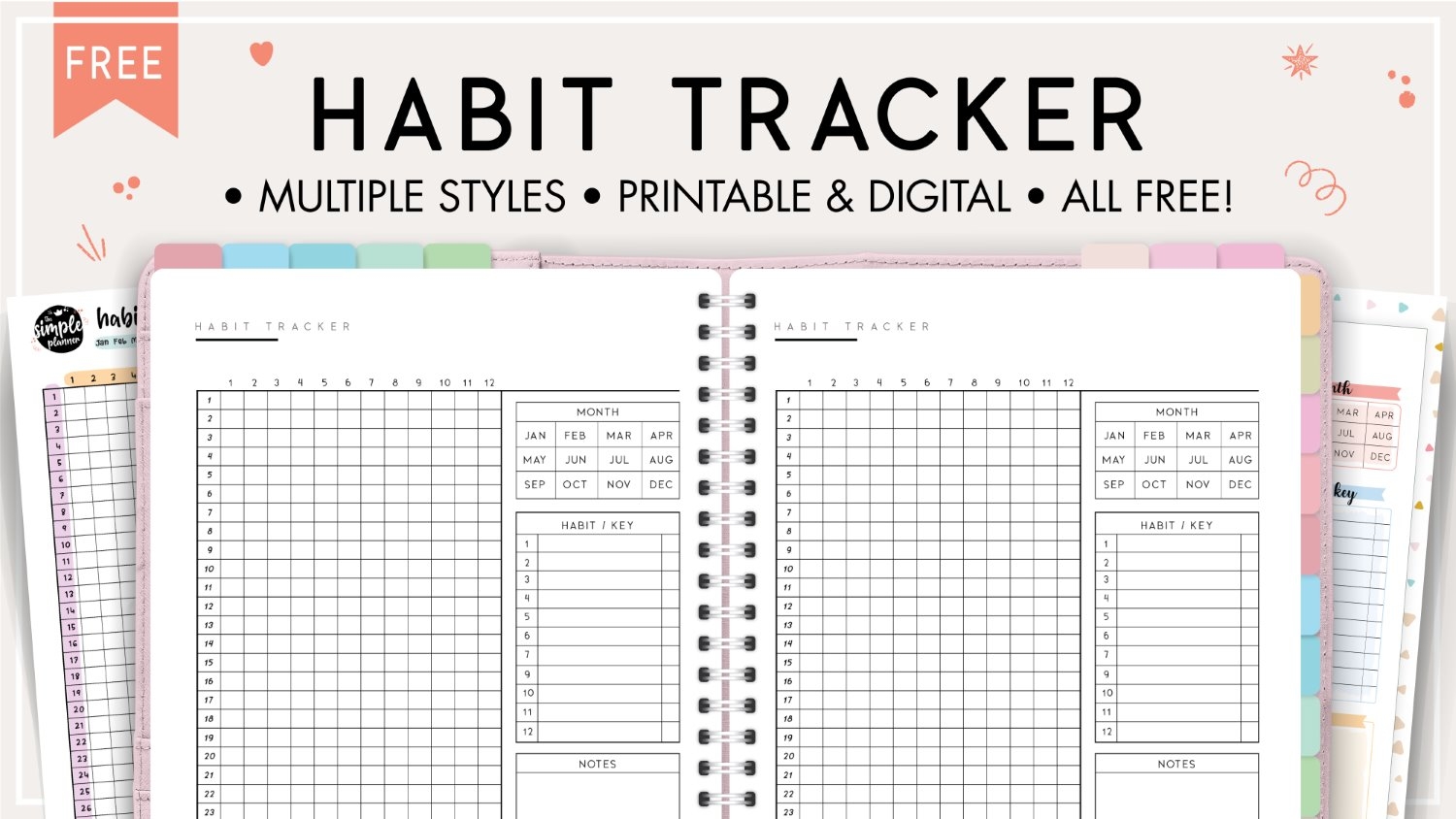 Free Printable Habit Tracker PDF World Of Printables