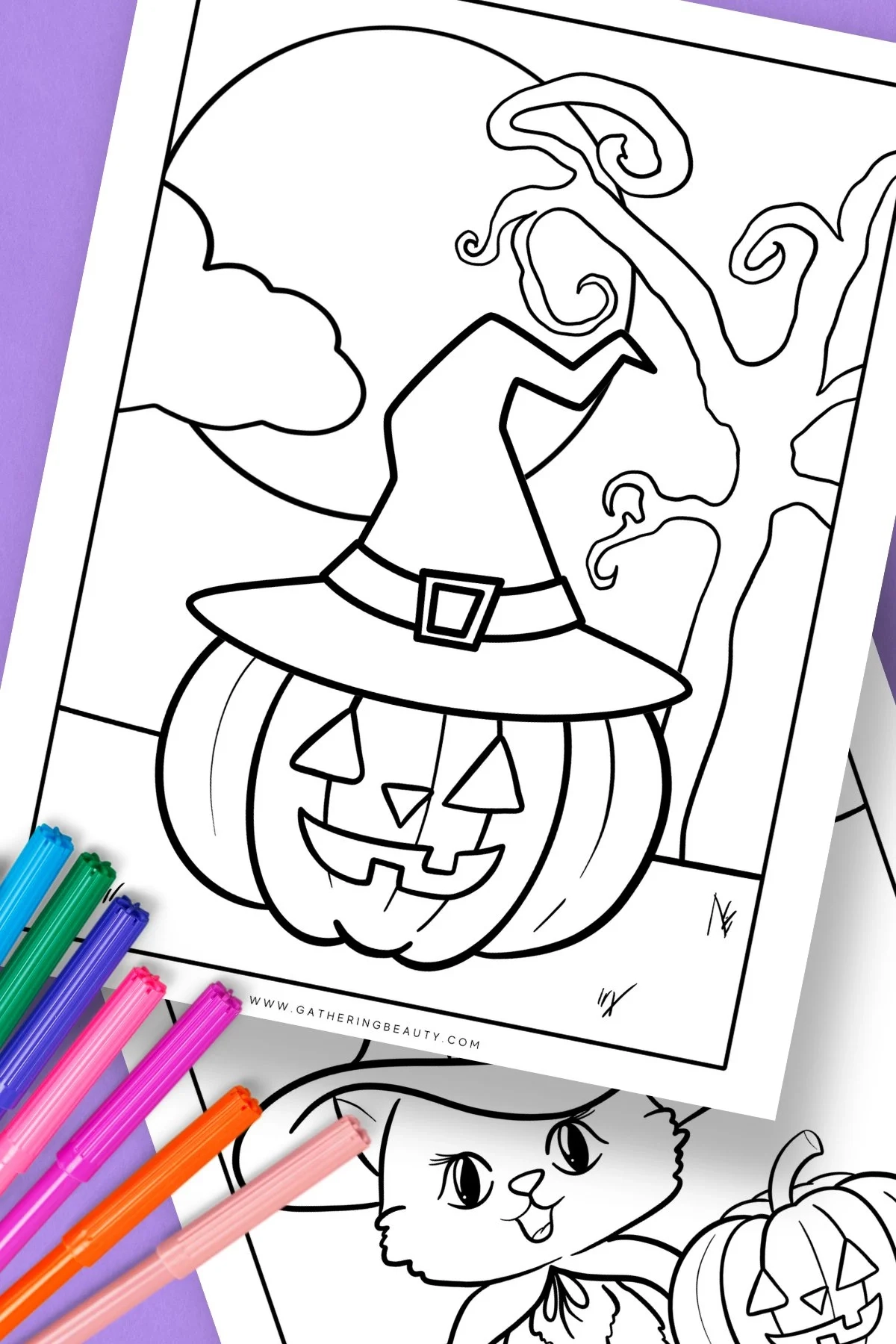Free Printable Halloween Colouring Pages Gathering Beauty