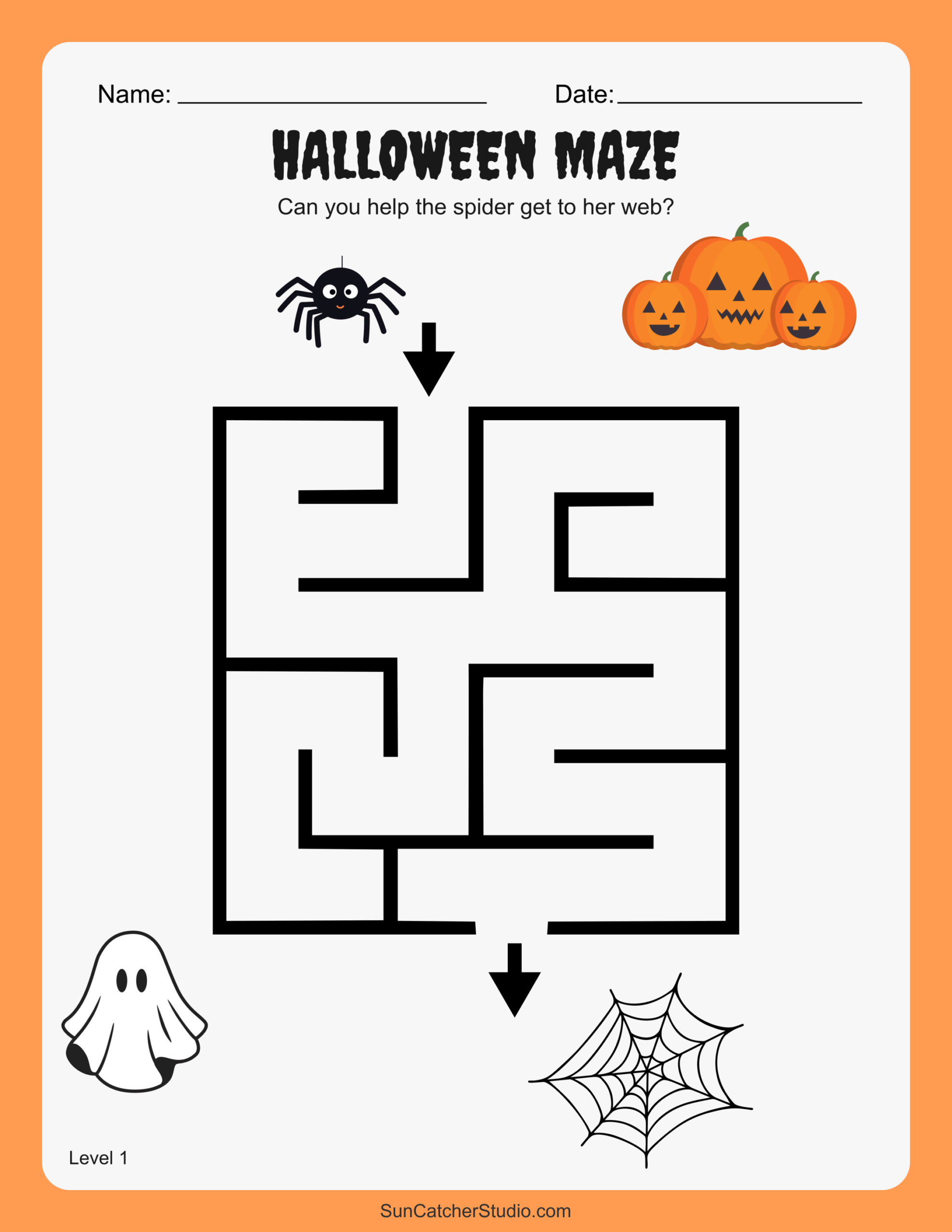 Free Printable Halloween Maze Worksheets And Puzzles Free Printables Lettering SVG Files Tools Apps