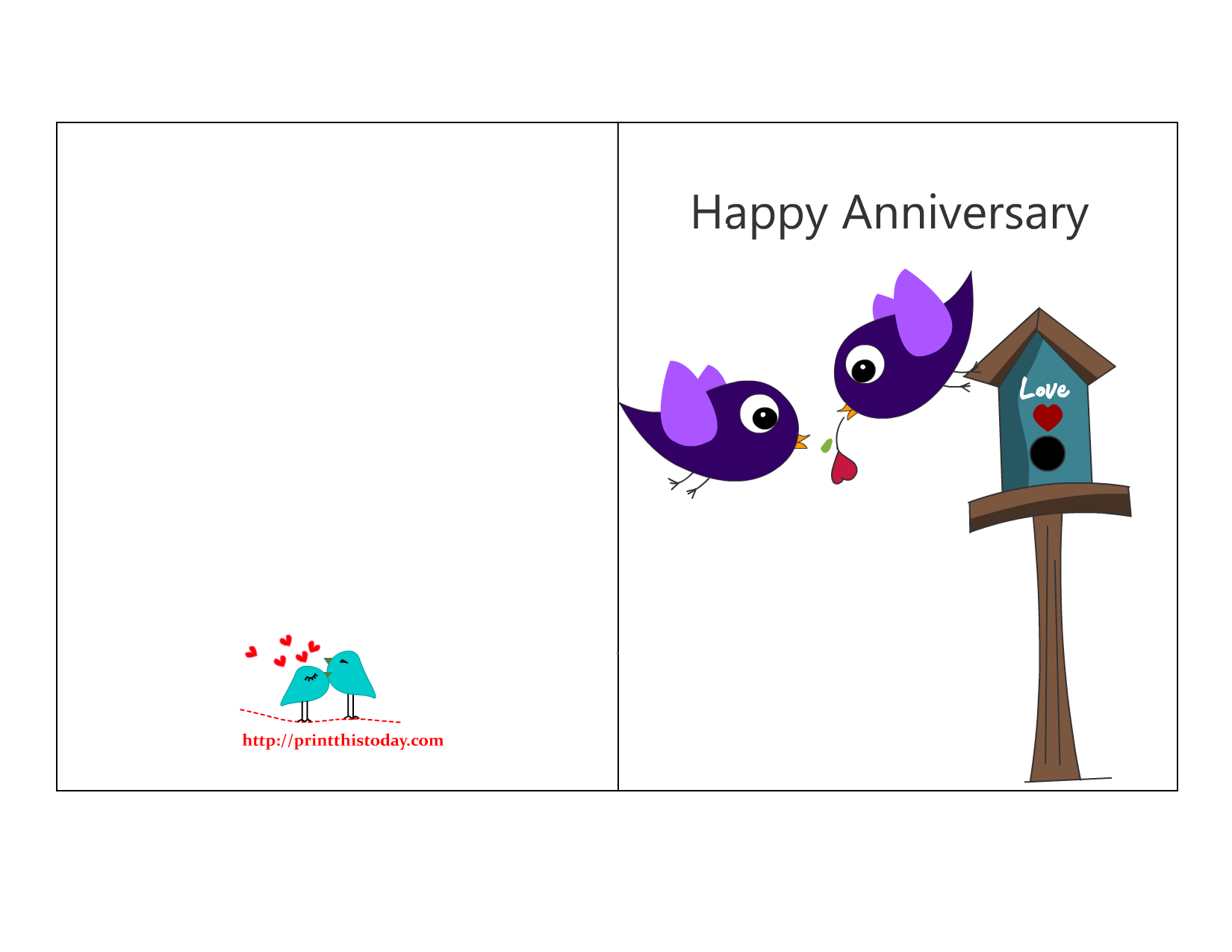 Free Printable Happy Anniversary Cards Worksheets Library