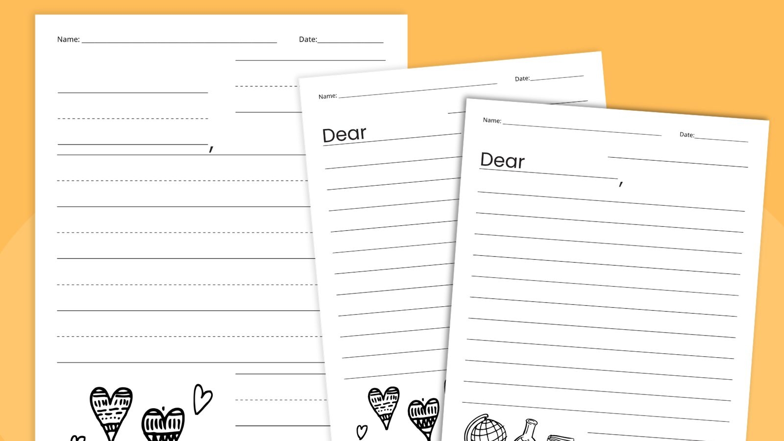 Free Printable Letter Writing Paper For Kids We Are Teachers