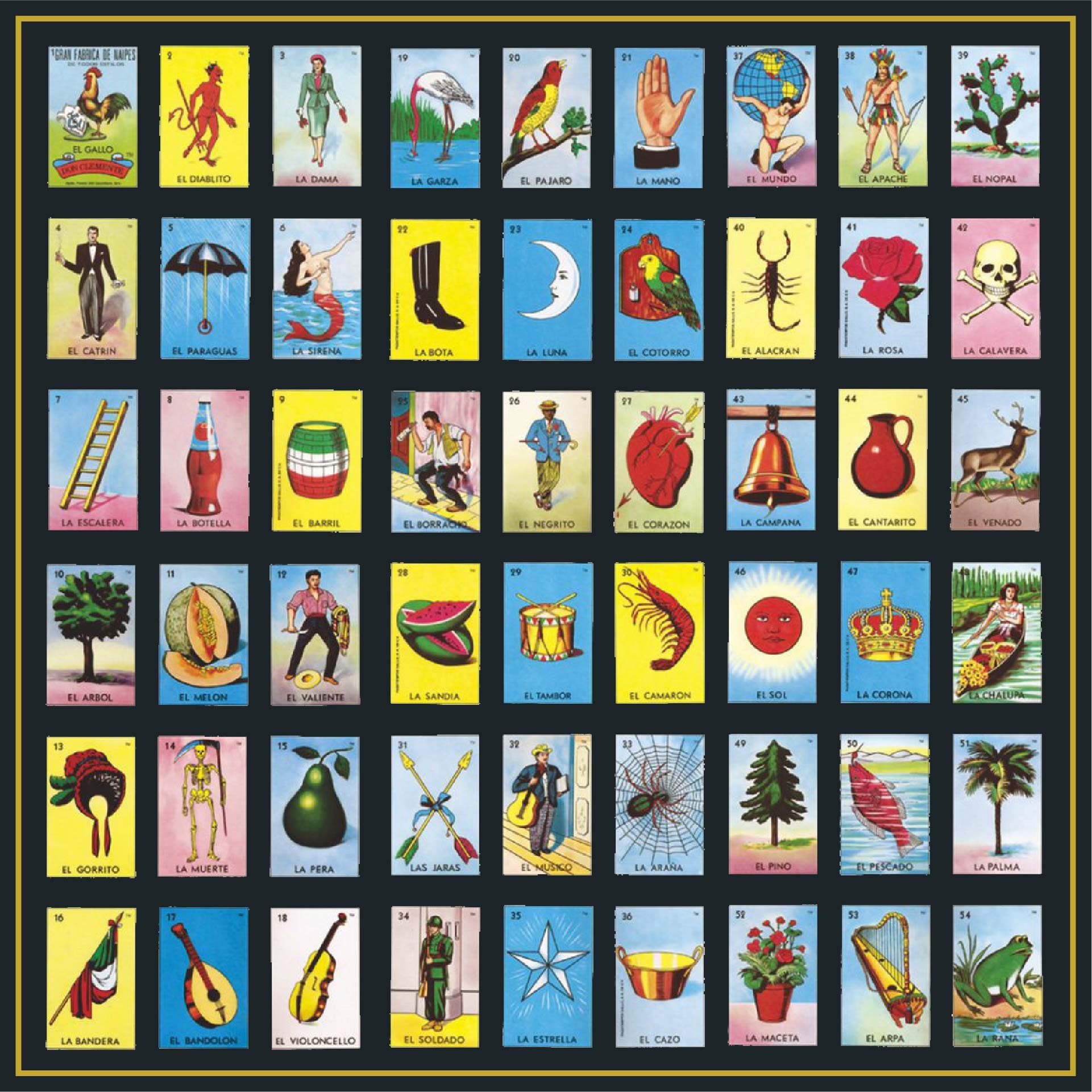 Free Printable Loteria Card Generator With Pictures