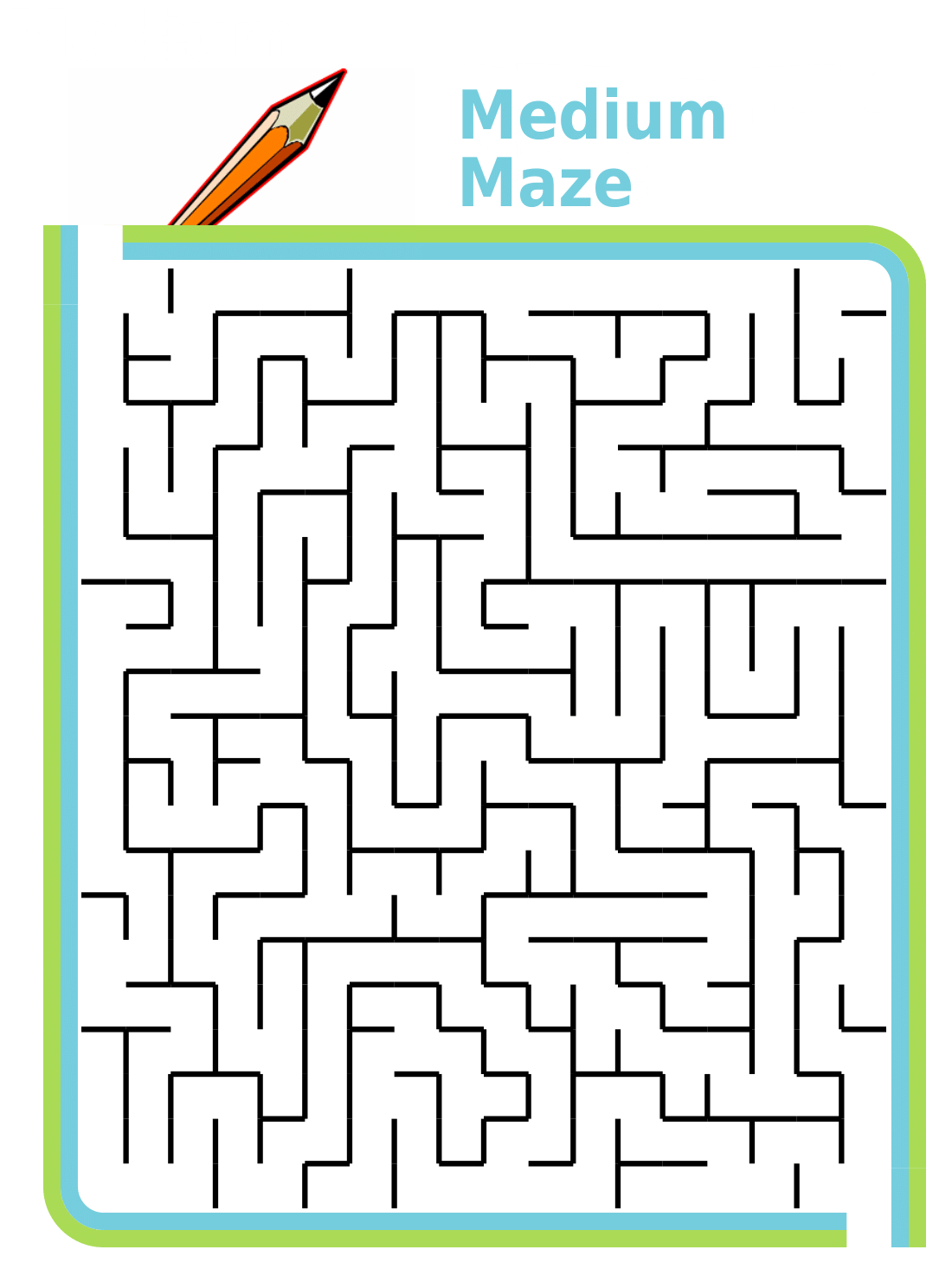 Free Printable Medium Hard Maze Free Printable Medium Hard Maze