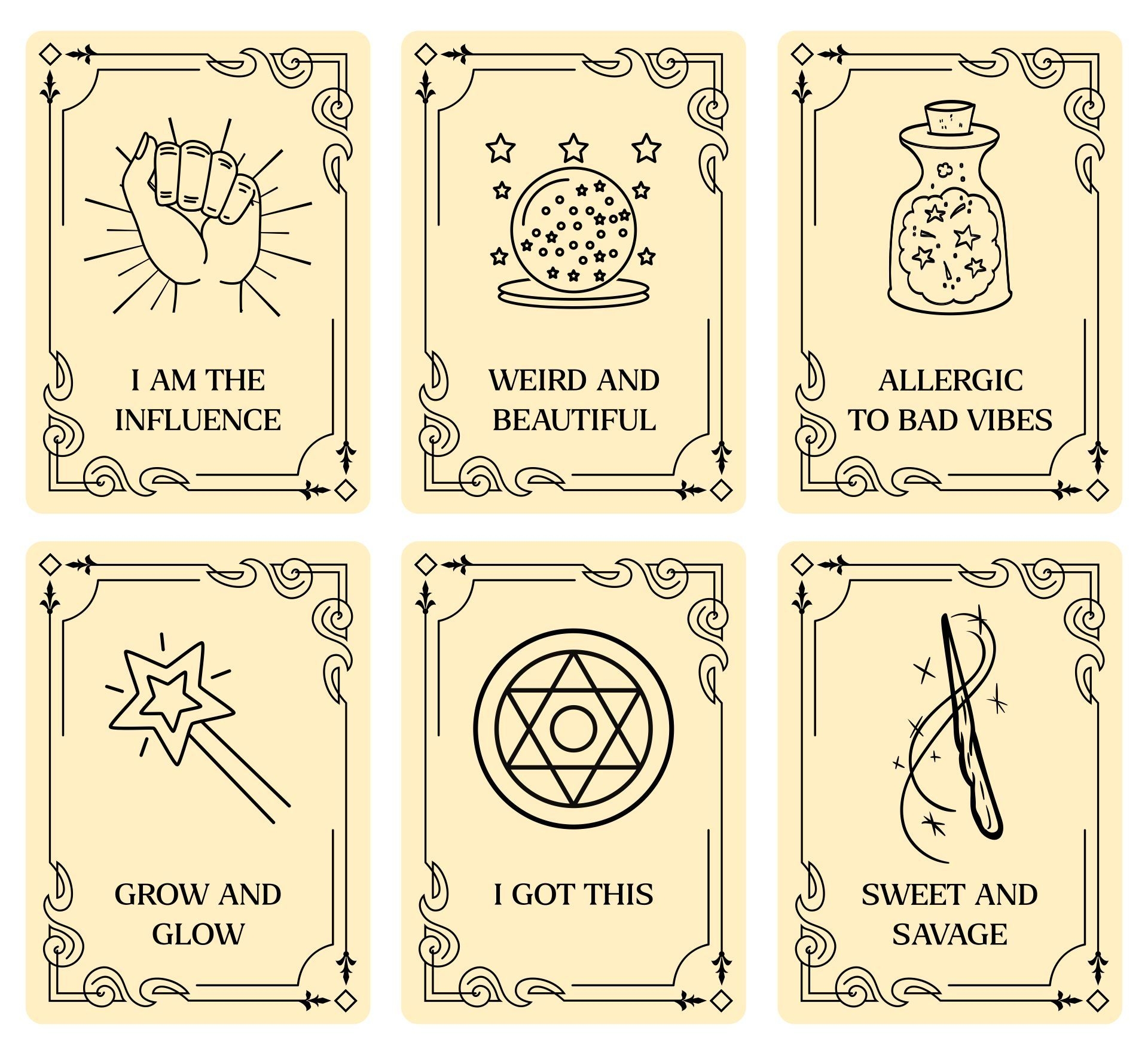 Free Printable Oracle Cards Download Free Printable Oracle Cards Png Images Free Worksheets On Clipart Library