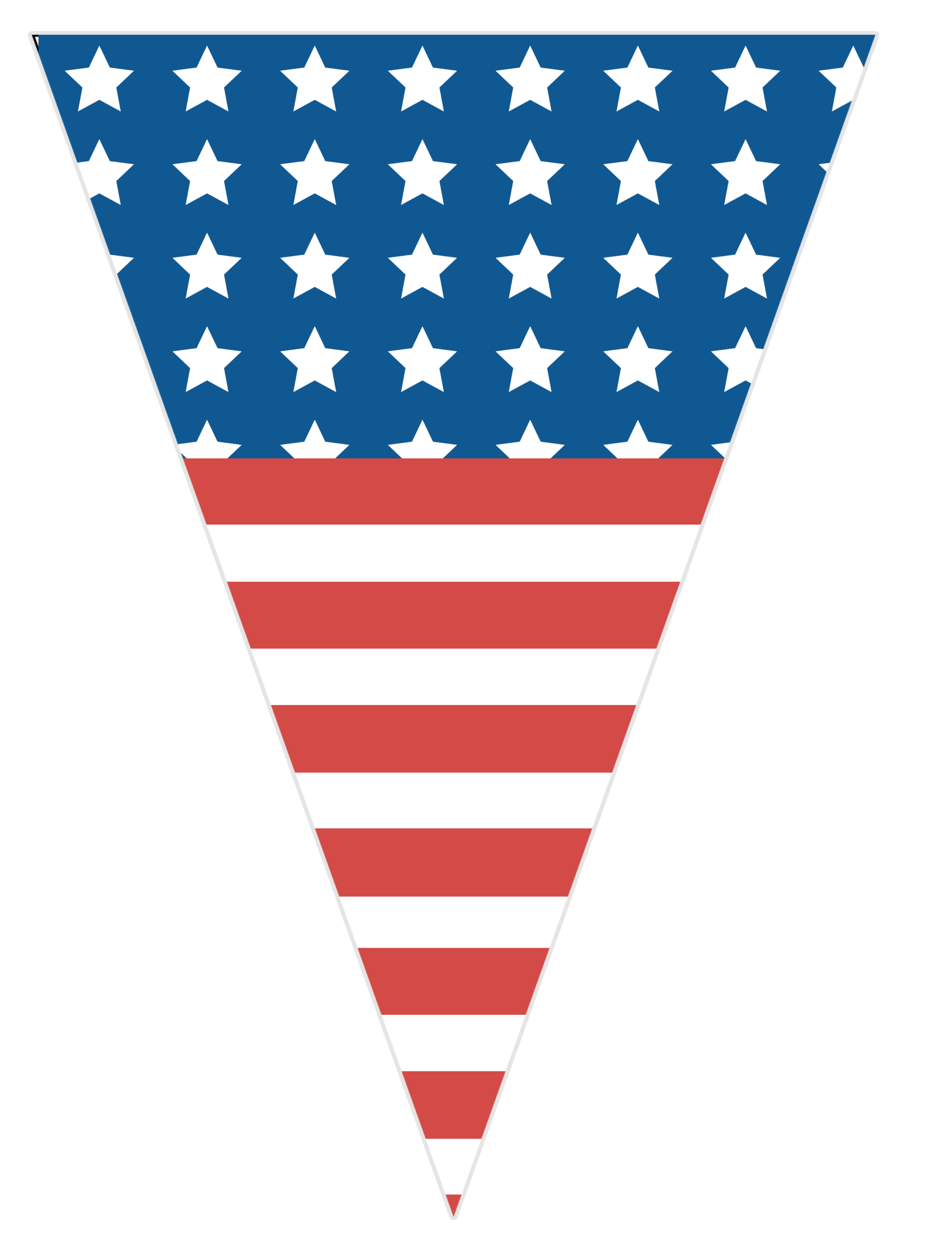 Free Printable Patriotic Banner Letters Numbers Symbols Lovely Planner