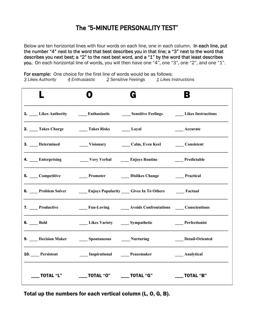 Free Printable Personality Test With Results Download Free Printable Personality Test With Results Png Images Free Worksheets On Clipart Library