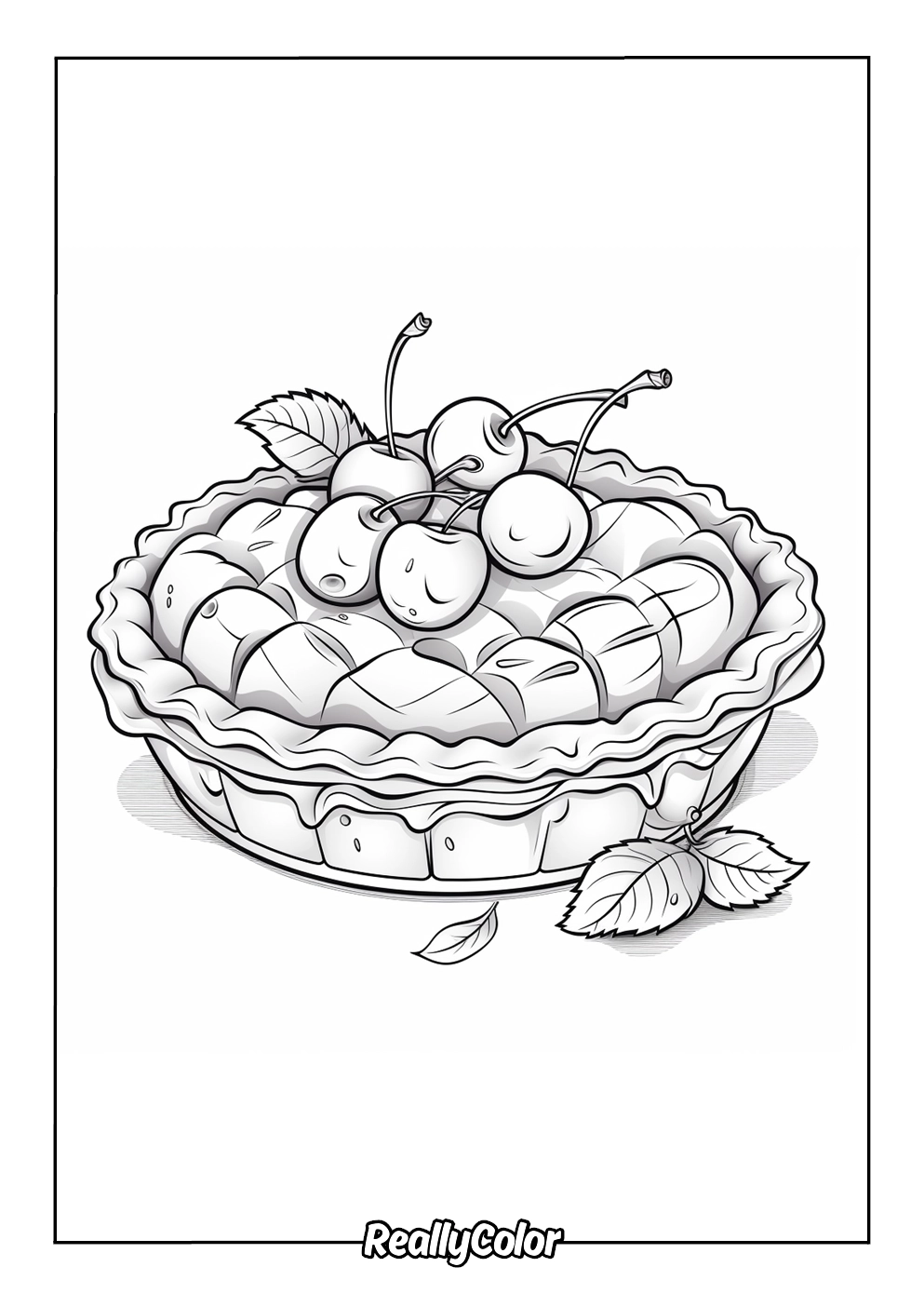 Free Printable Pie Coloring Pages Free Printable Pie Coloring Pages