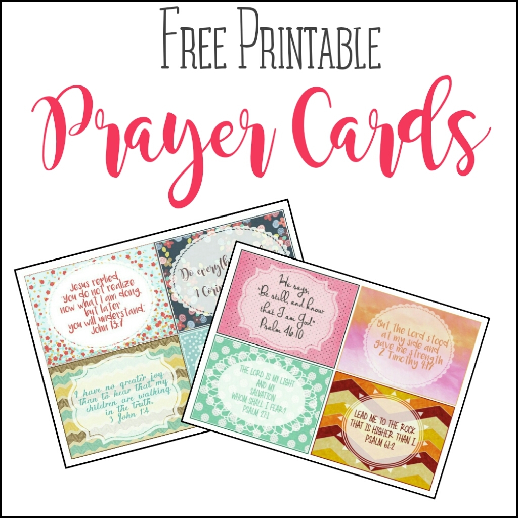 Free Printable Prayer Cards Angela Tyler