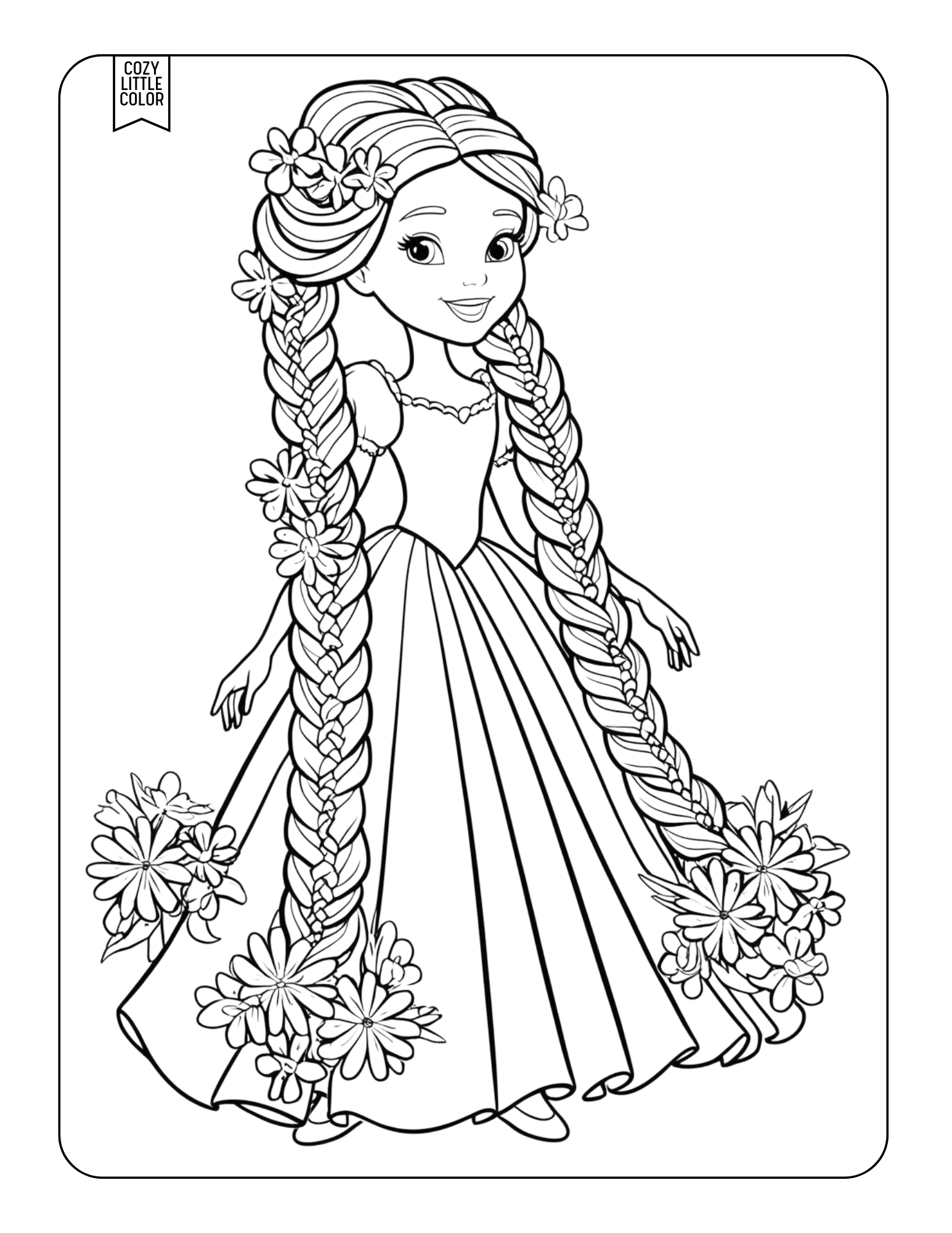 Free Printable Princess Coloring Pages