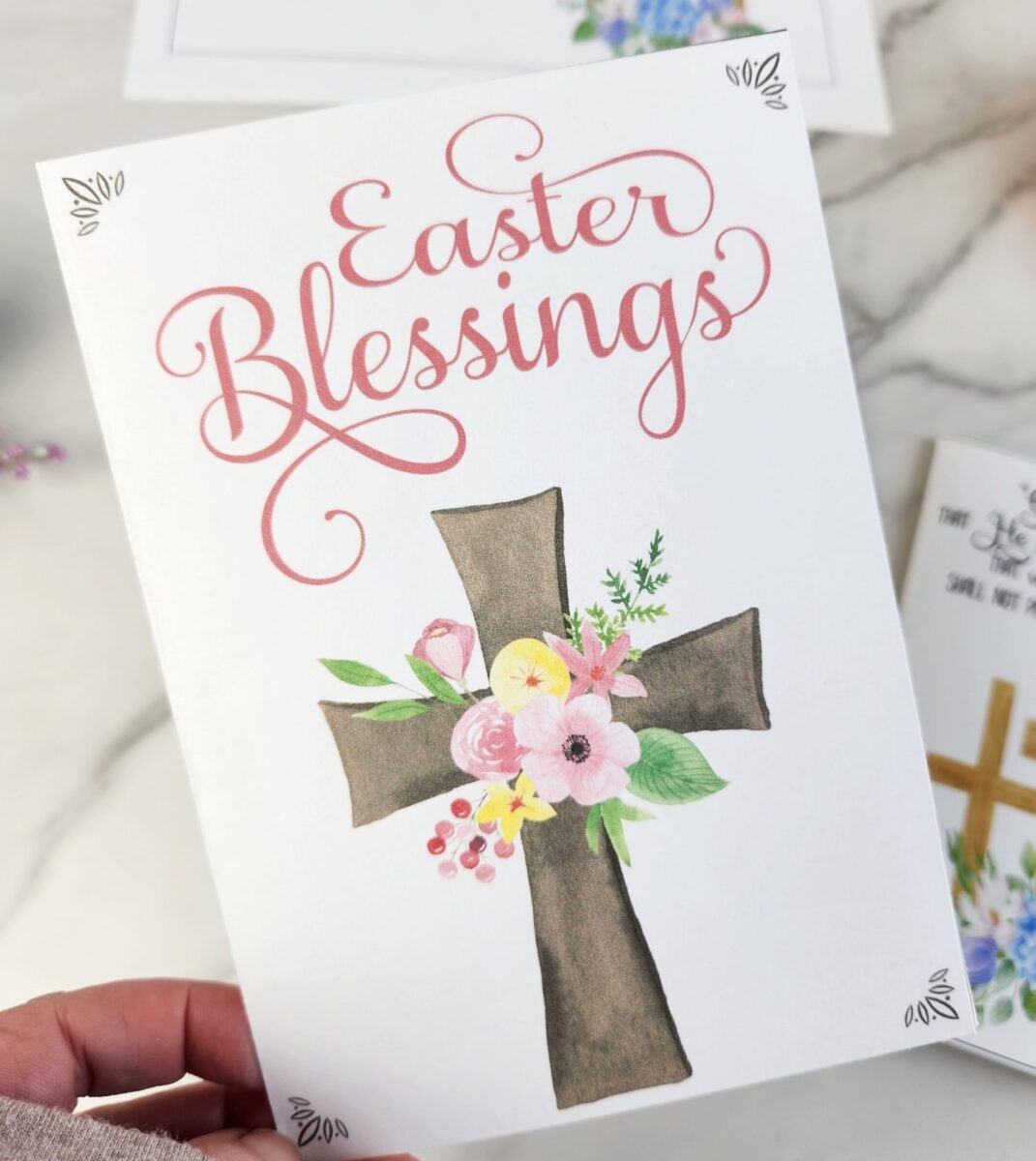 FREE Printable Religious Easter Card 3 Designs Leap Of Faith Crafting