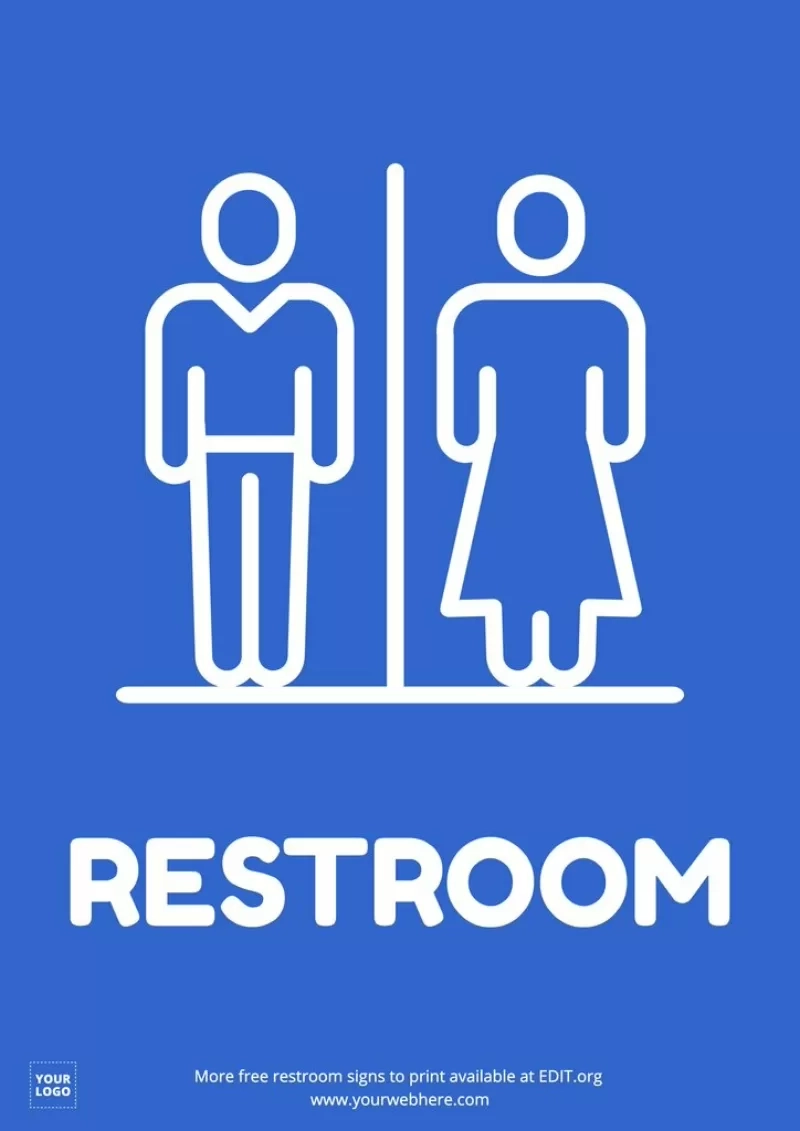 Free Printable Restroom Signs