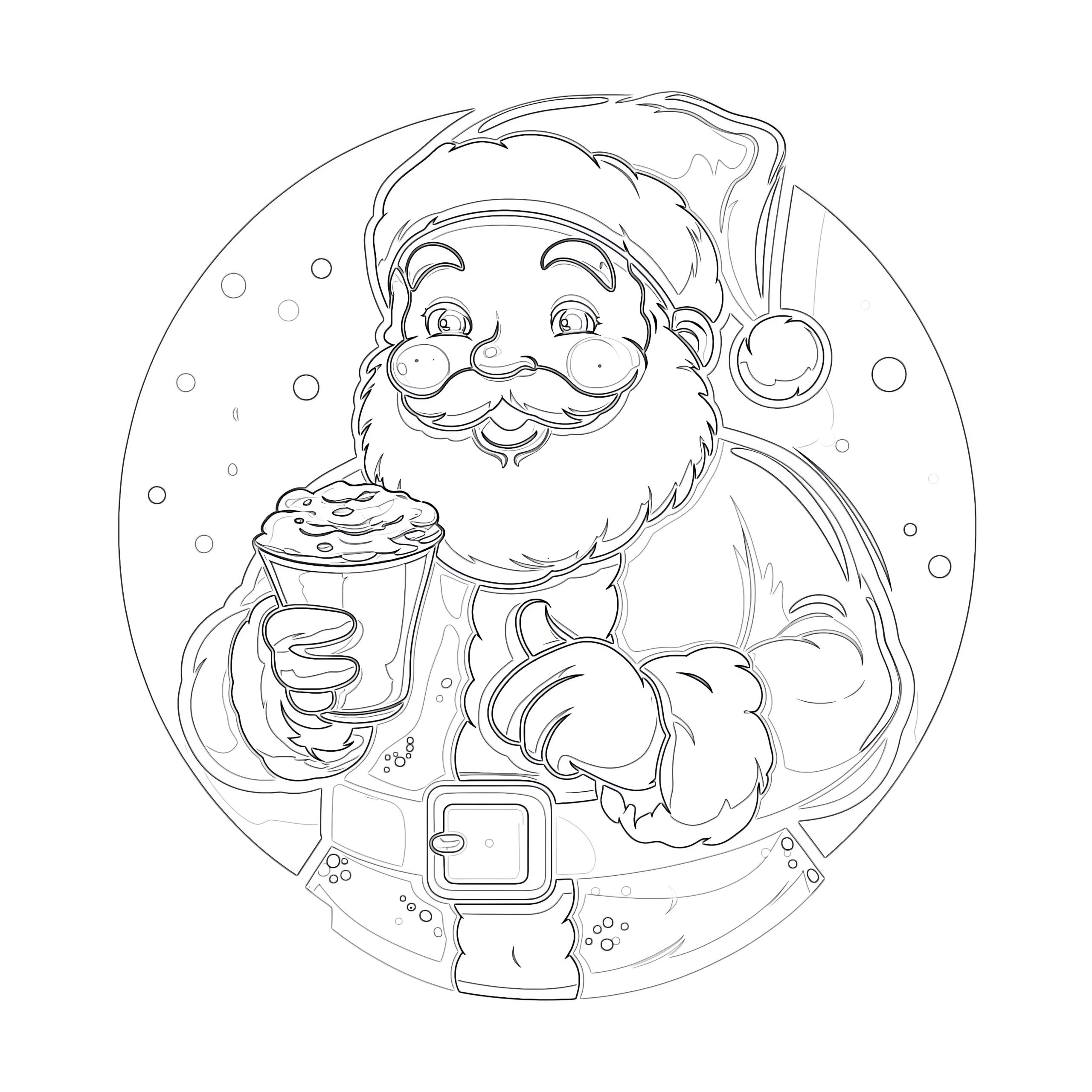 Free Printable Santa Claus Coloring Pages Coloring Pages Mimi Panda