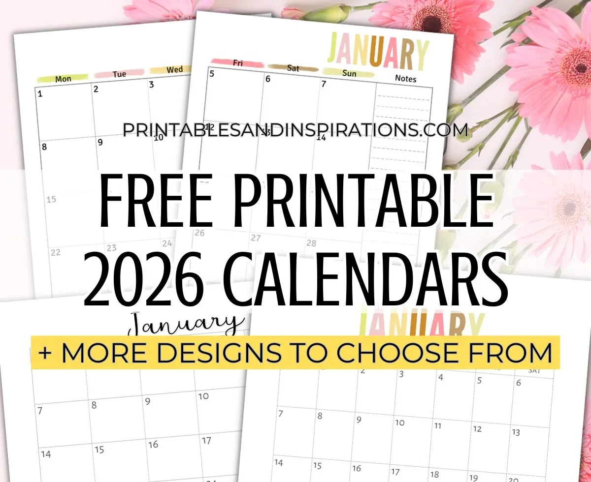 Free Printables Printables And Inspirations