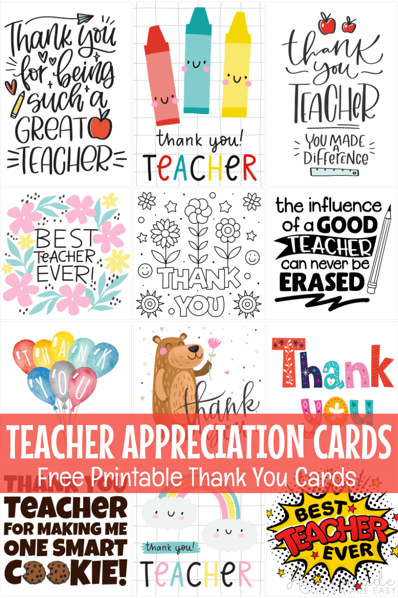 Free Teacher Appreciation Cards Thank You Cards For Teachers 2026 Free Teacher Appreciation Cards Thank You Cards For Teachers 2026