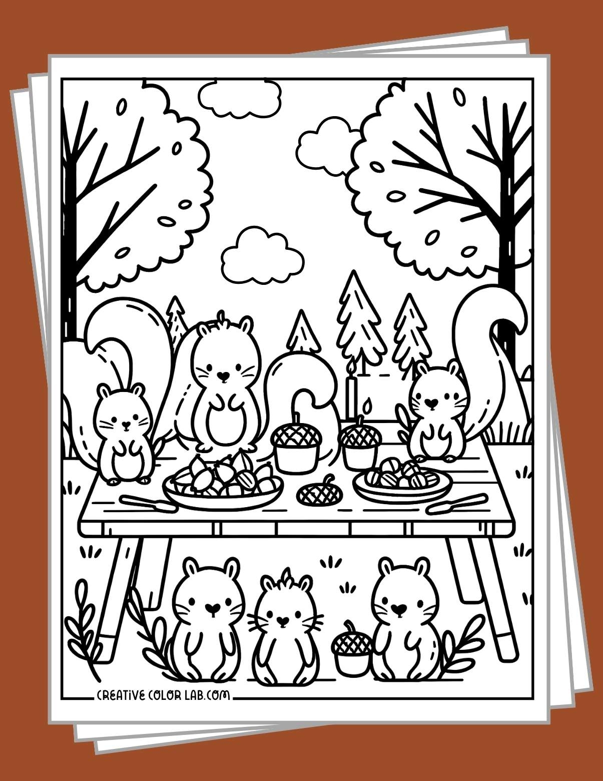 Free Thanksgiving Coloring Pages