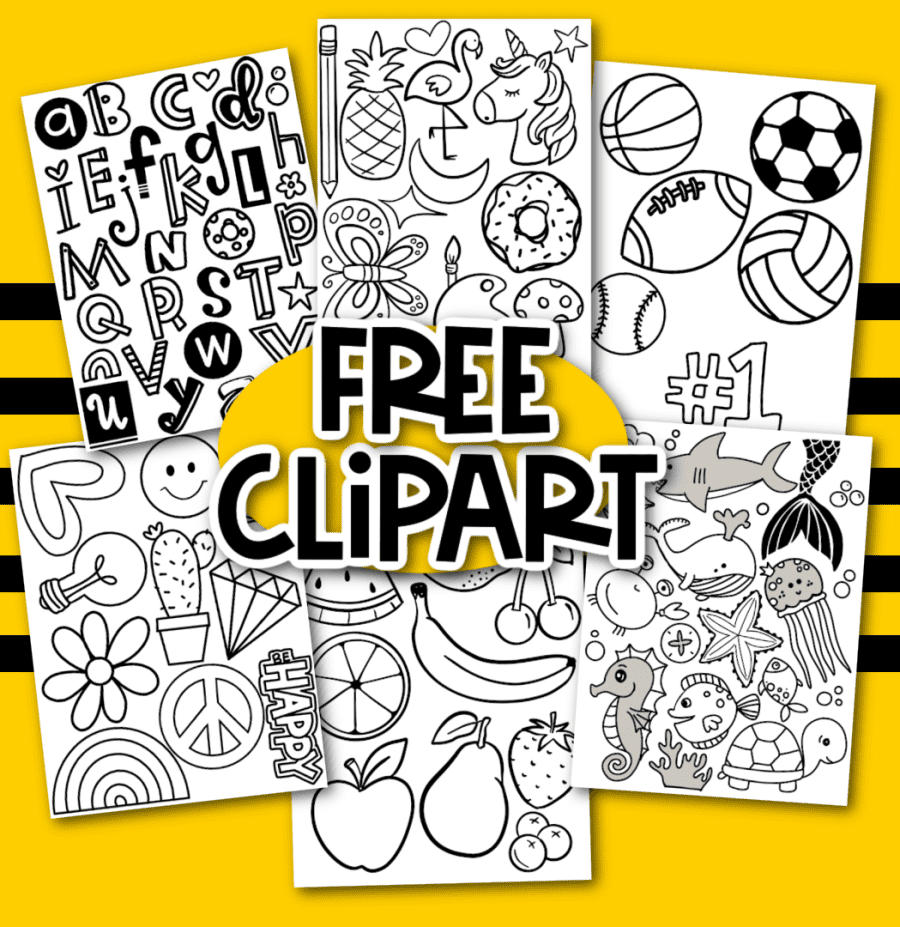 Free Tracing Clipart A Girl And A Glue Gun
