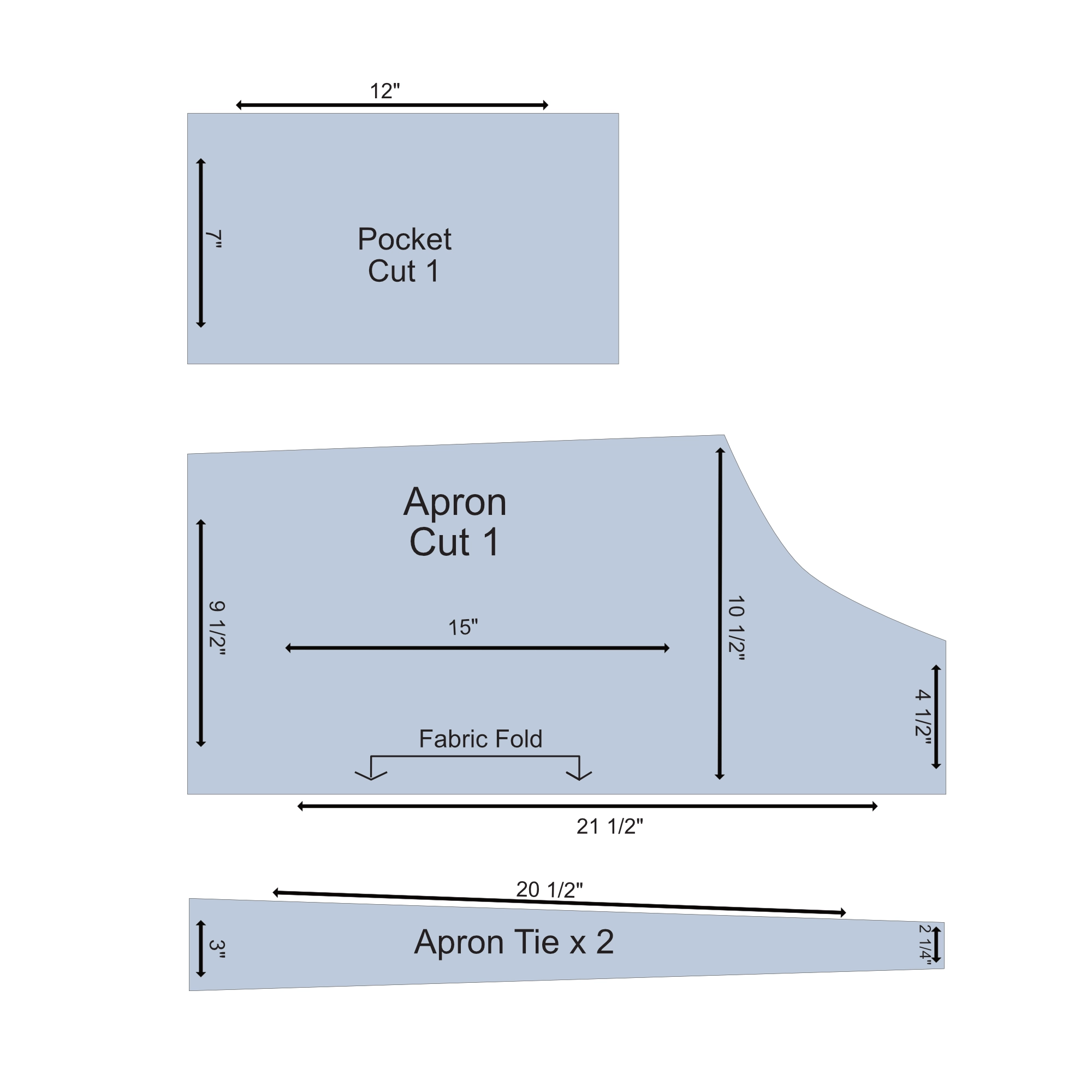 FREE Tutorial How To Make A Child Size Cross Back Apron Bayhill Studio