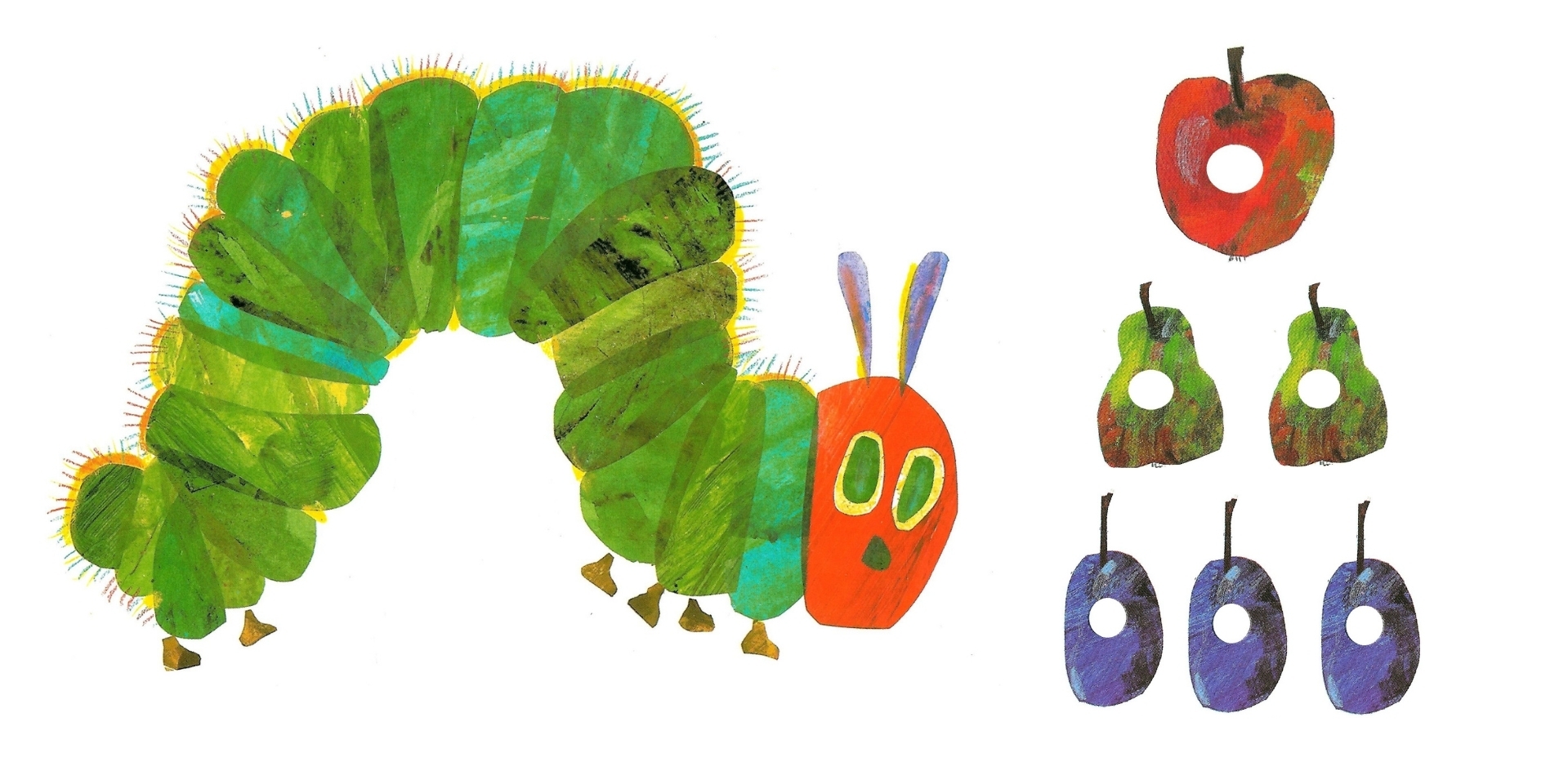 FREE Very Hungry Caterpillar Images For Crafts Printables